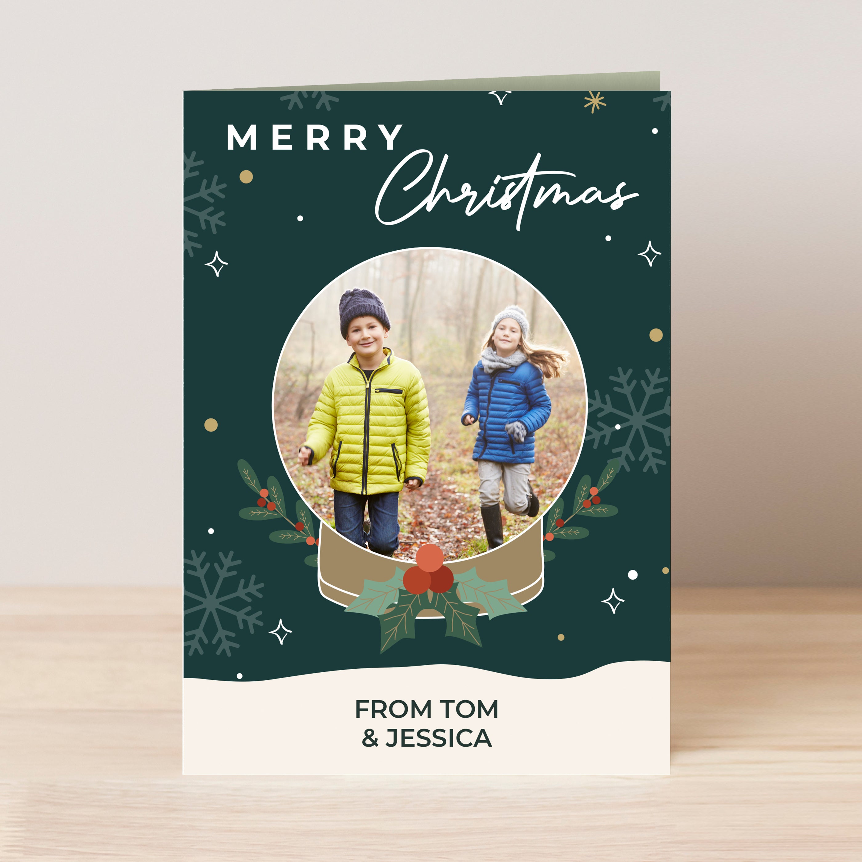 Personalised Photo Upload Christmas Card