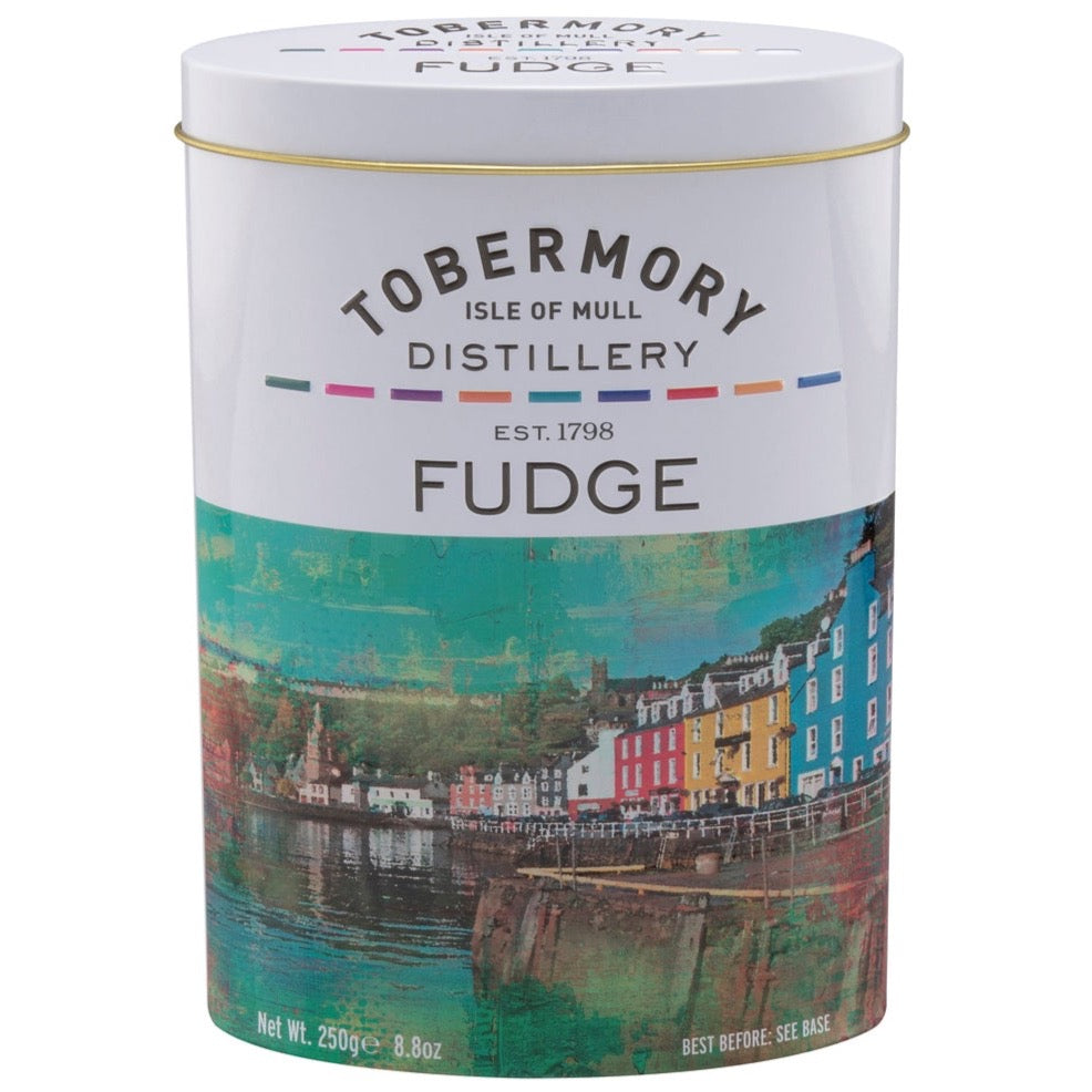 Tobermory Flavoured Fudge in Oval Tin