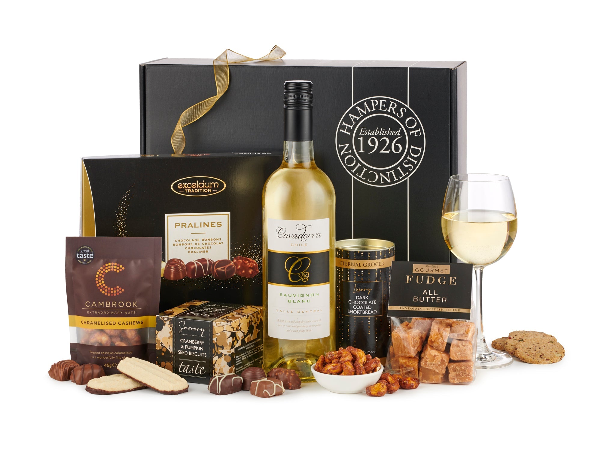 The Celebration with White Wine Gift Box