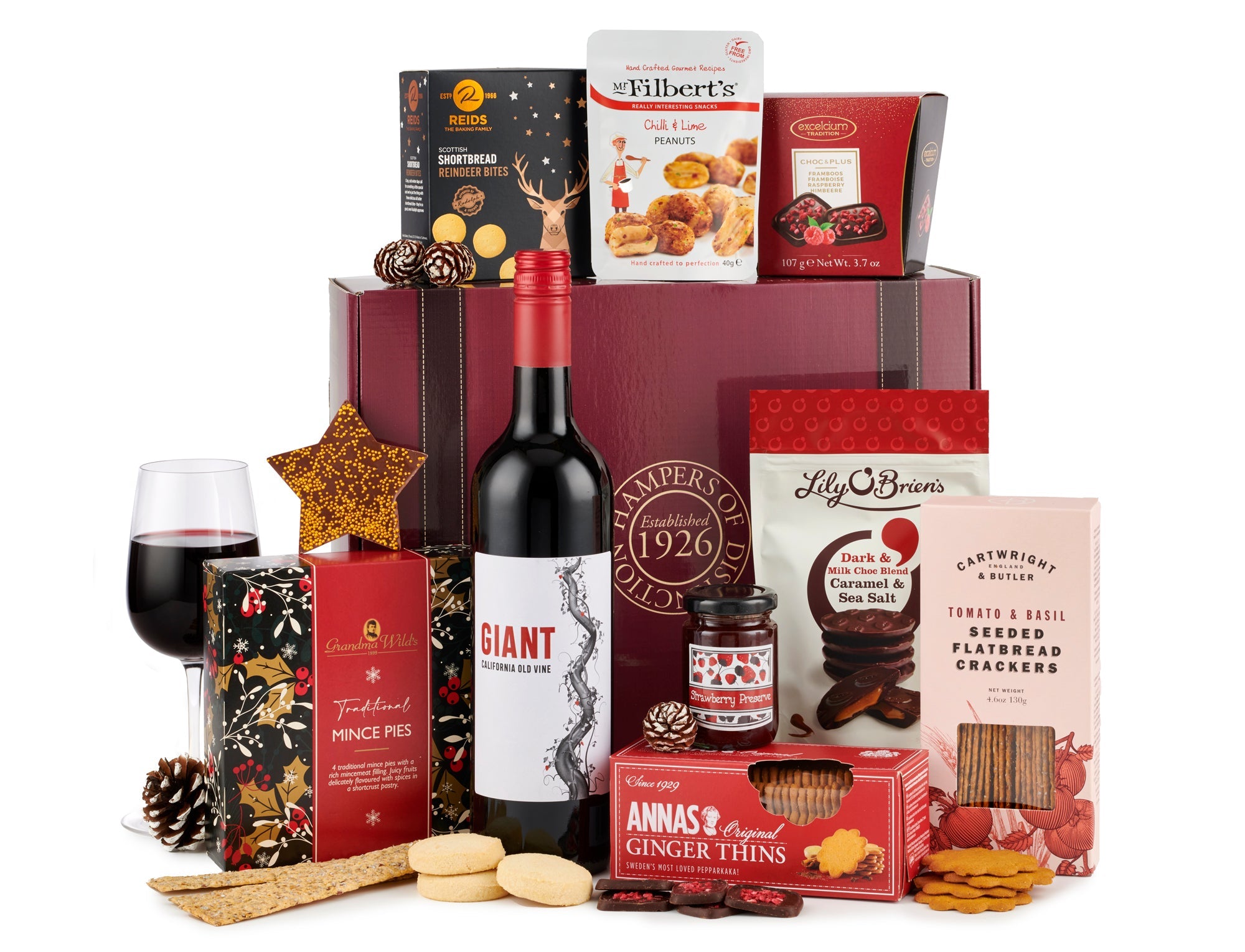 The Redsleeves Red Wine Gift Box - Spicers of Hythe