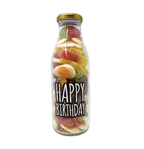 HAPPY BIRTHDAY Bottle of Jellymania Sour Mix - 6x300g