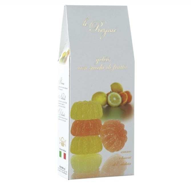 Italian orange & lemon fruit jellies - 6x200g