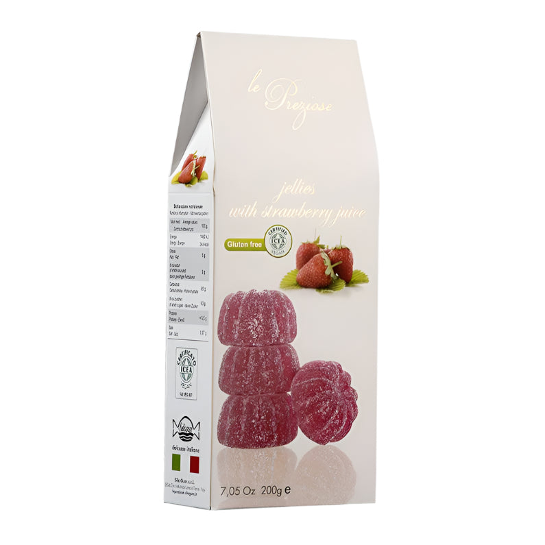 Italian Jelly Sweets With Fruit Juice strawberry - 6x200g