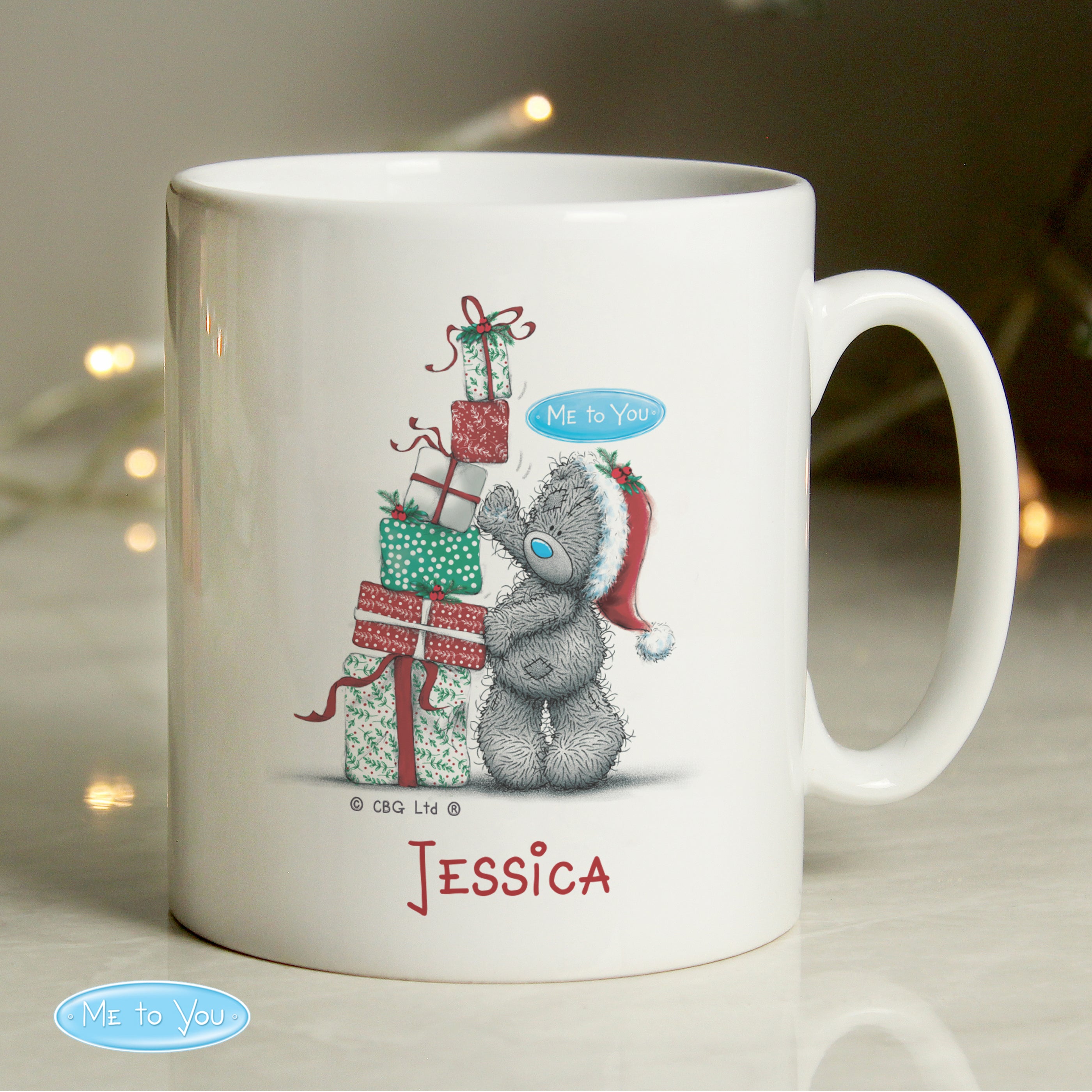 Personalised Me to You Christmas Mug