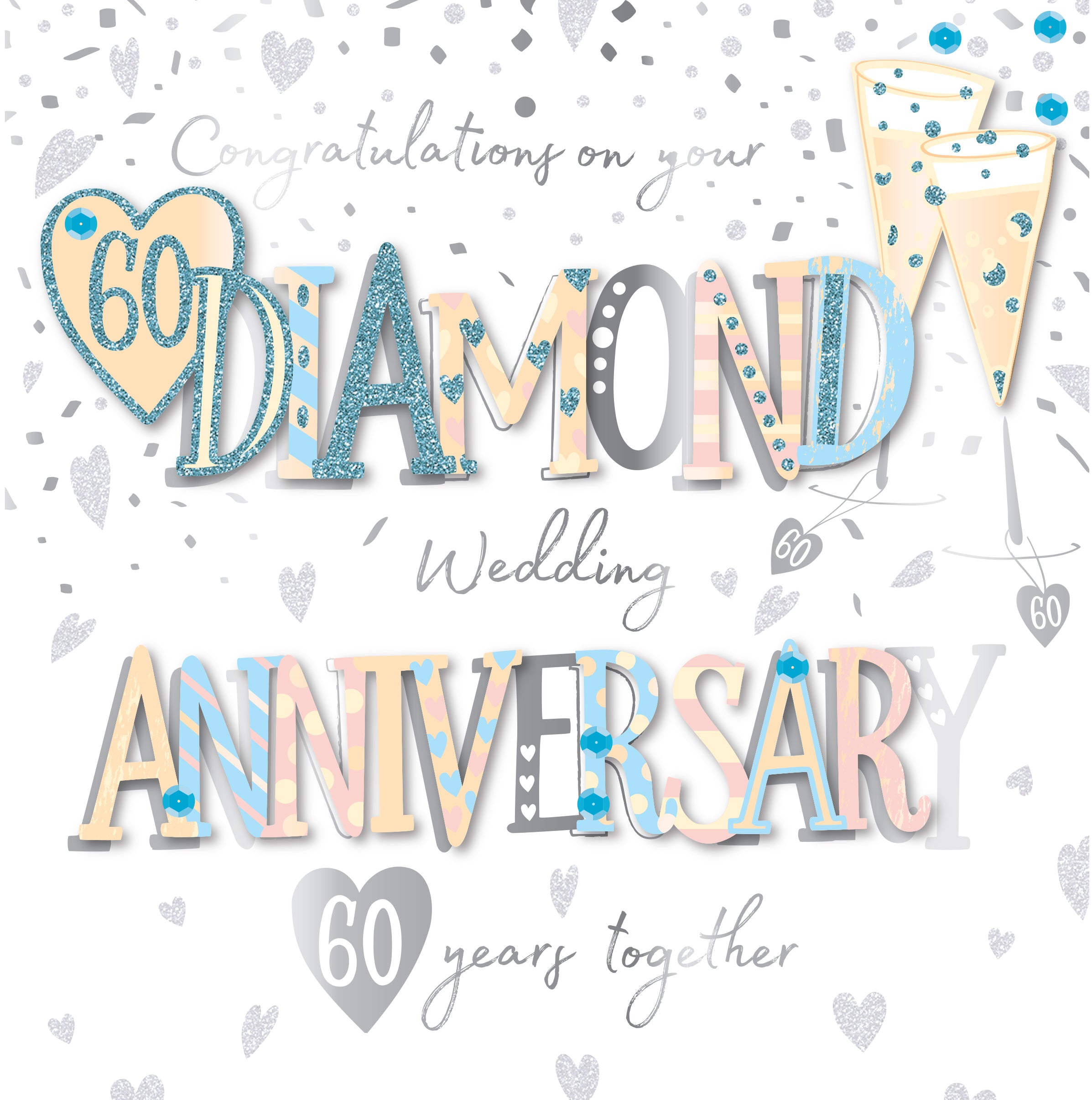 60th Wedding Anniversary Card