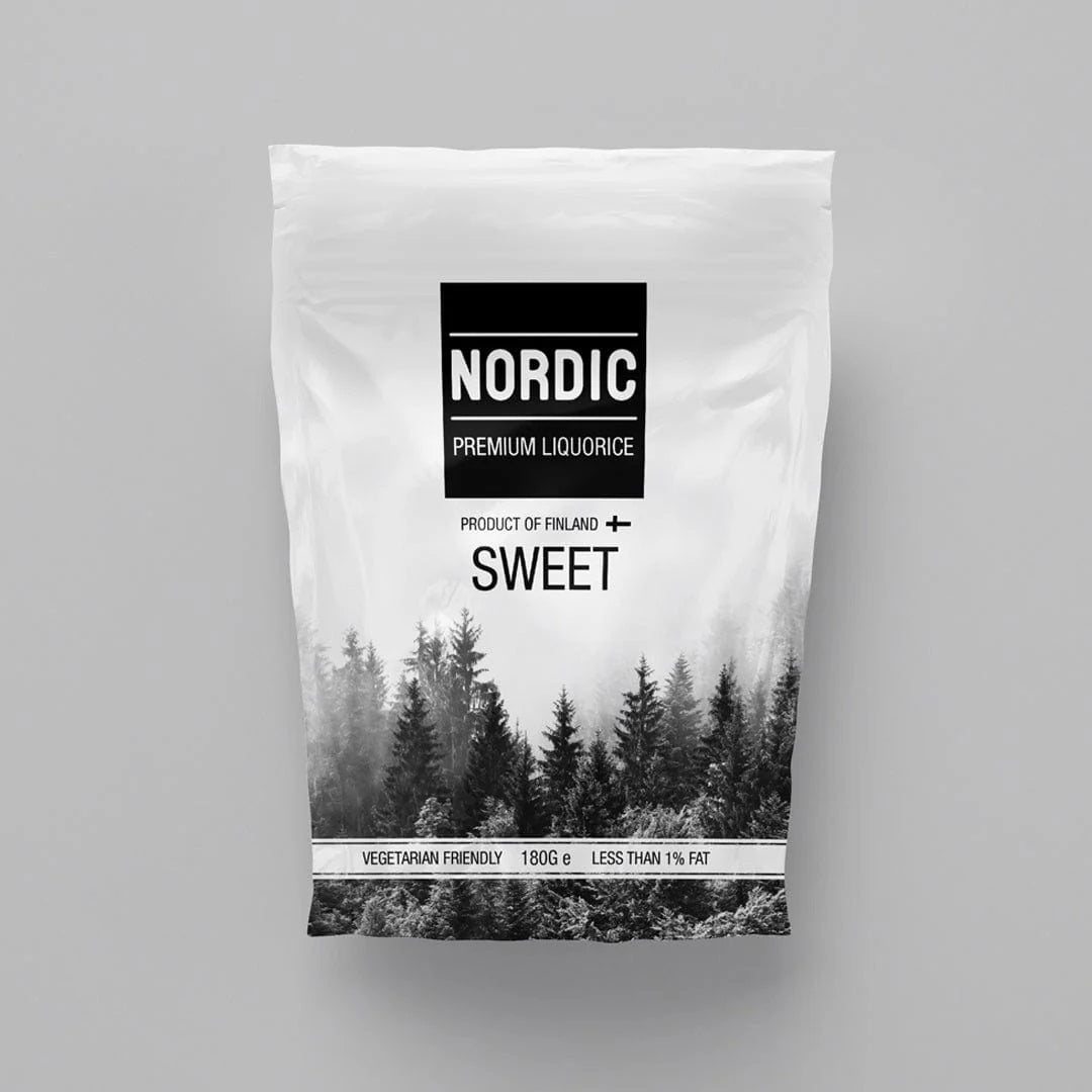 Sweet Traditional Scandinavian Liquorice in premium pouch