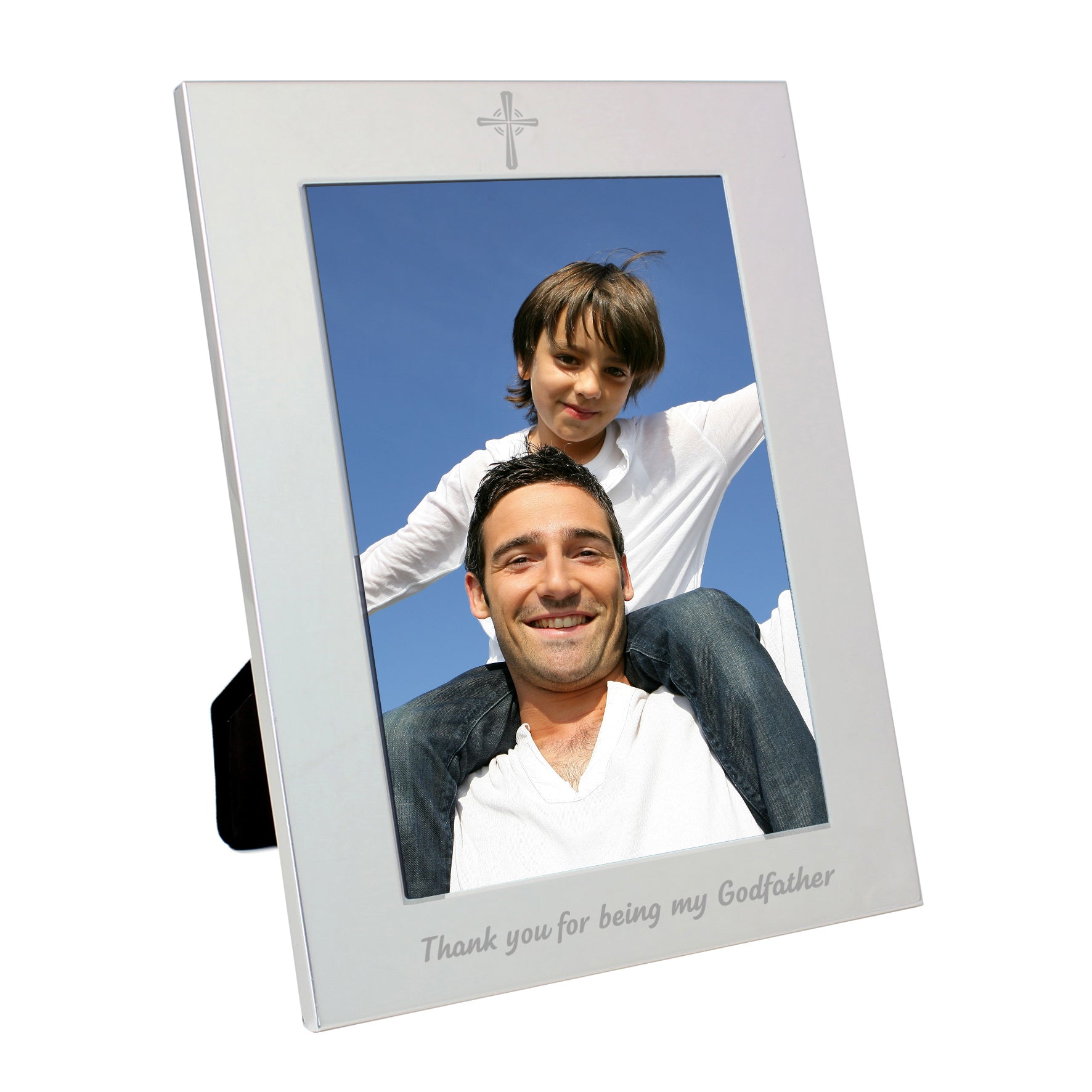 Silver 5x7 Godfather Photo Frame