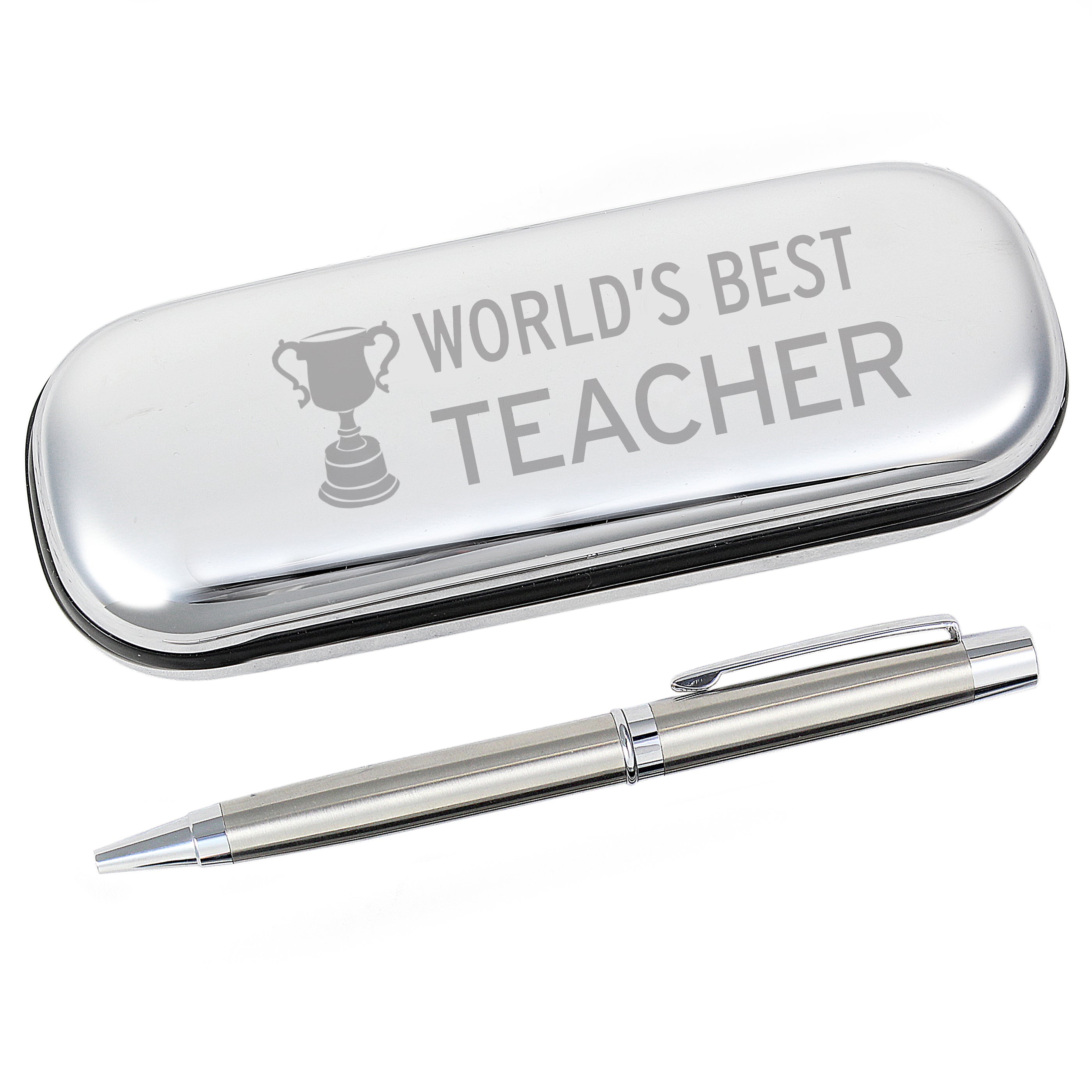 World's Best Teacher Pen & Box Gifts