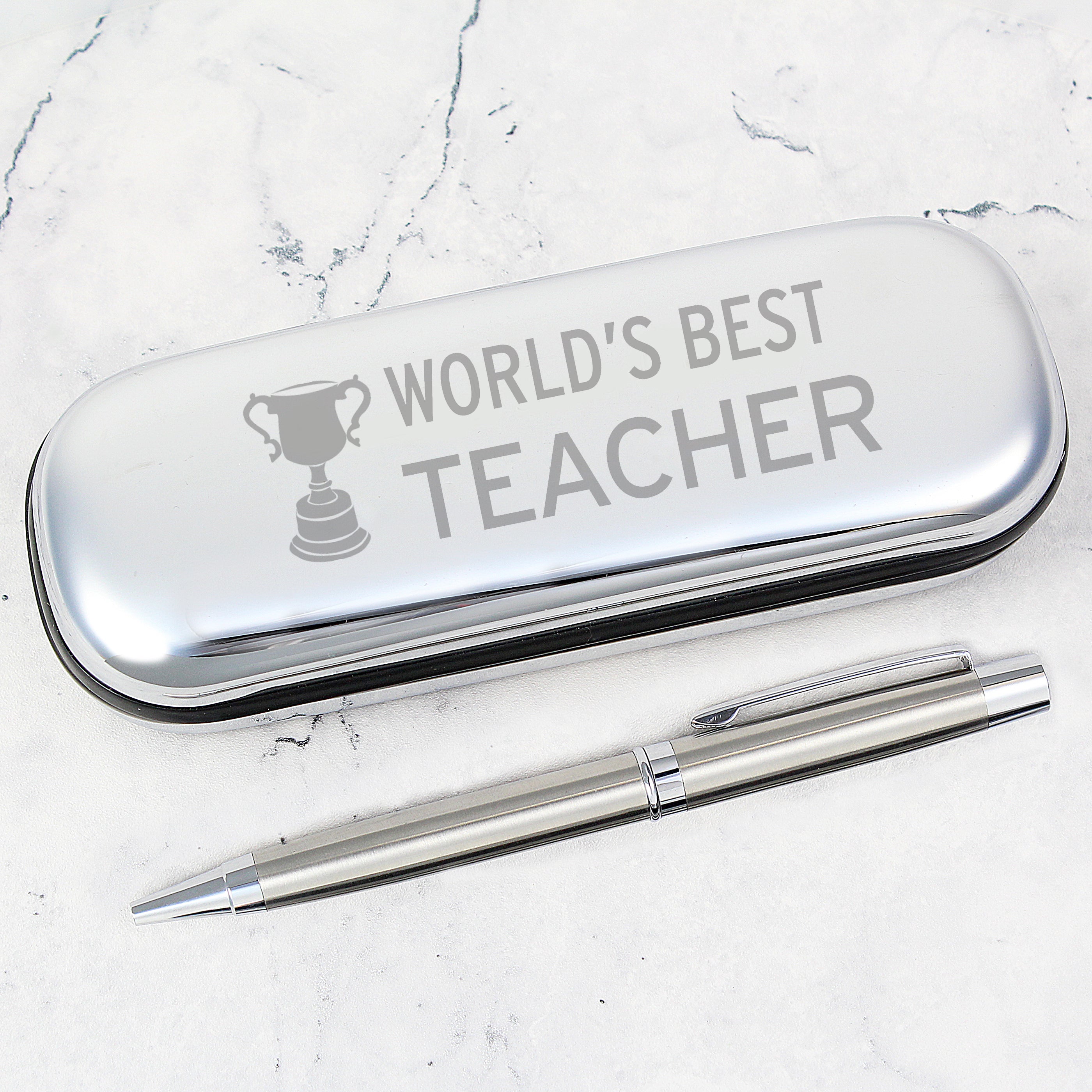 World's Best Teacher Pen & Box Gifts