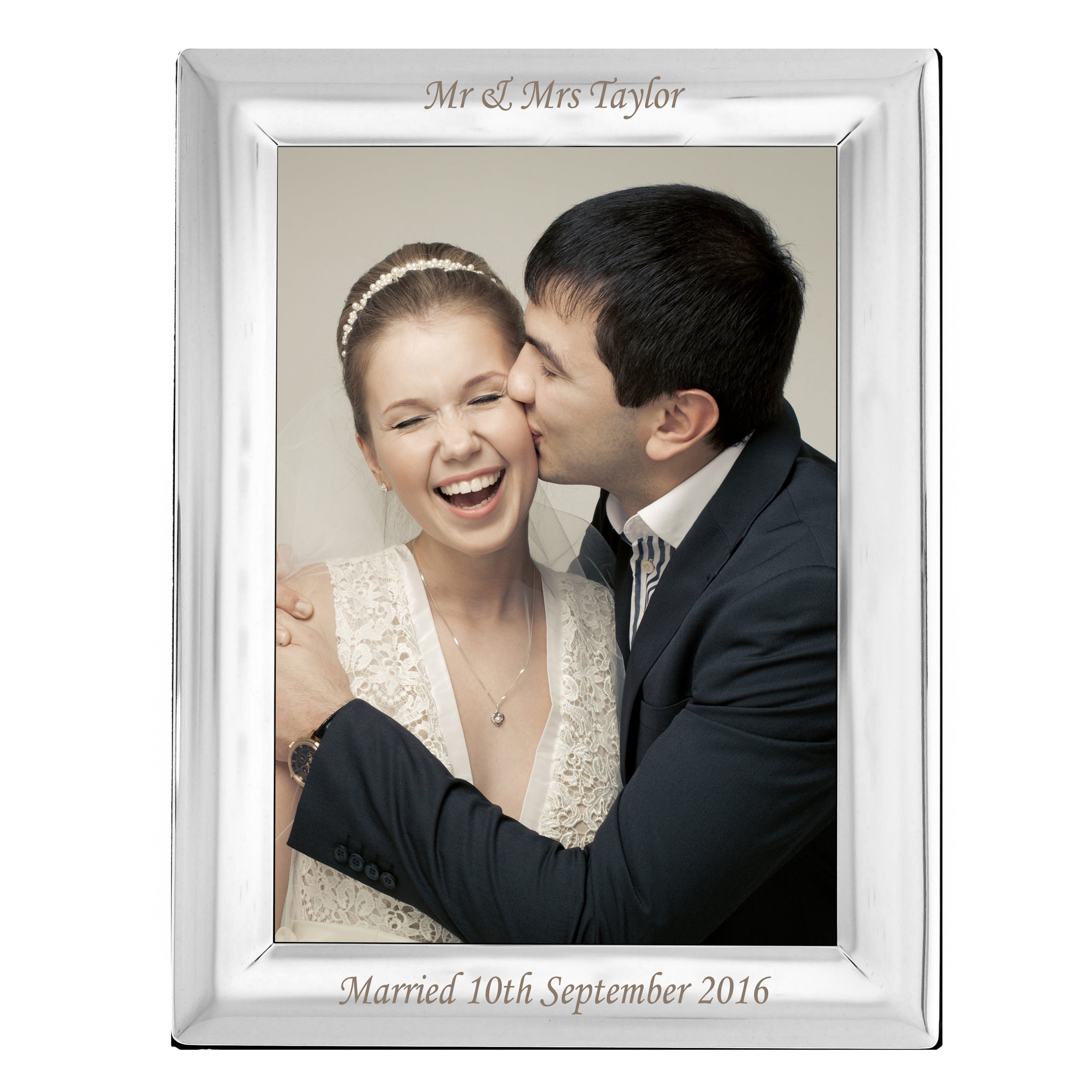 Personalised Silver Plated 6x4 Photo Frame