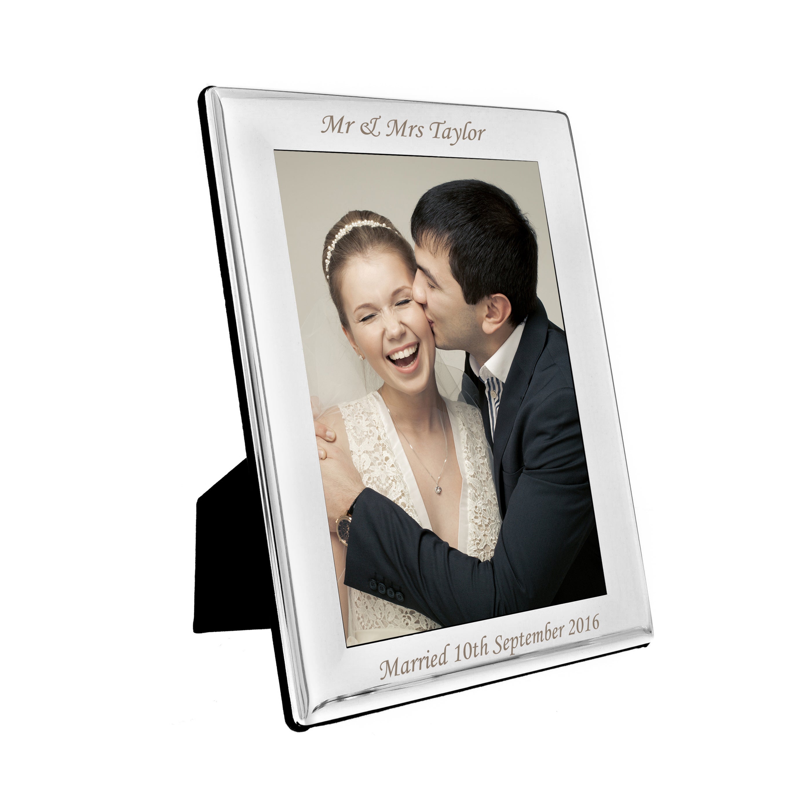 Personalised Silver Plated 6x4 Photo Frame