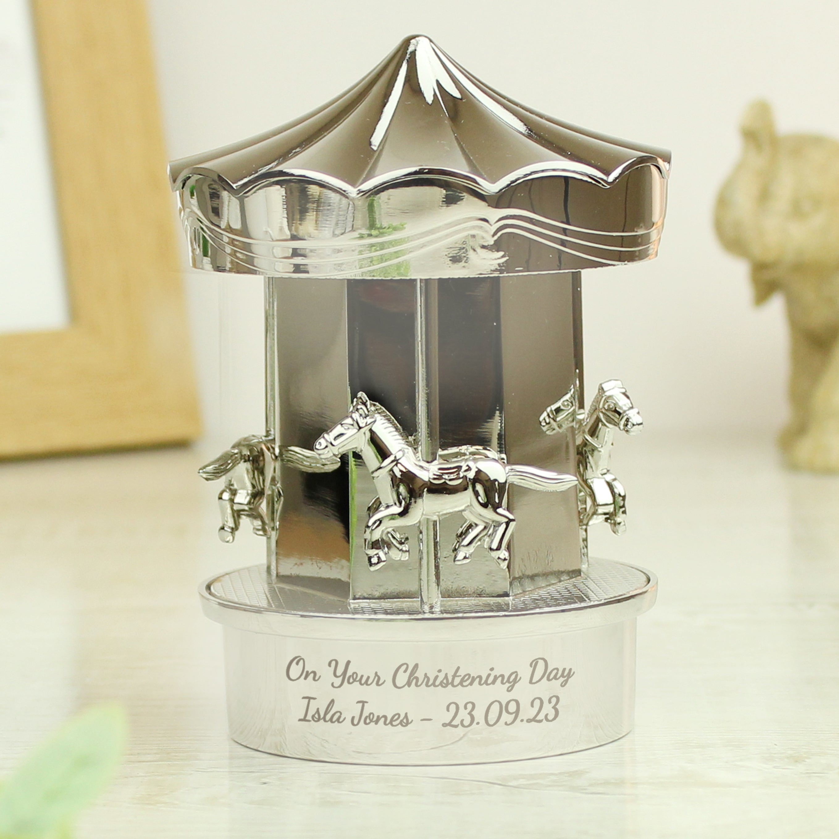 Personalised Carousel Money Box