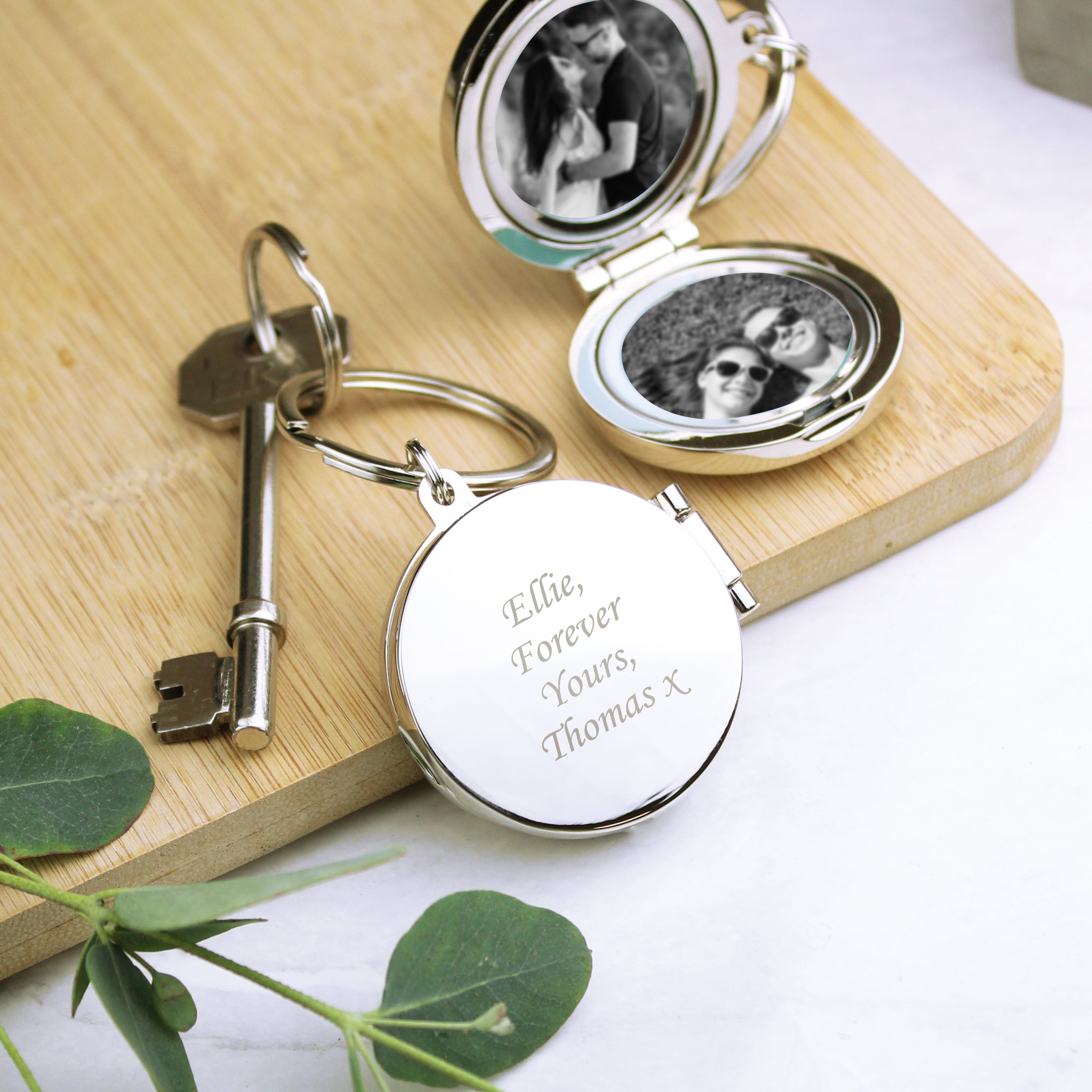 Personalised Round Photo Keyring