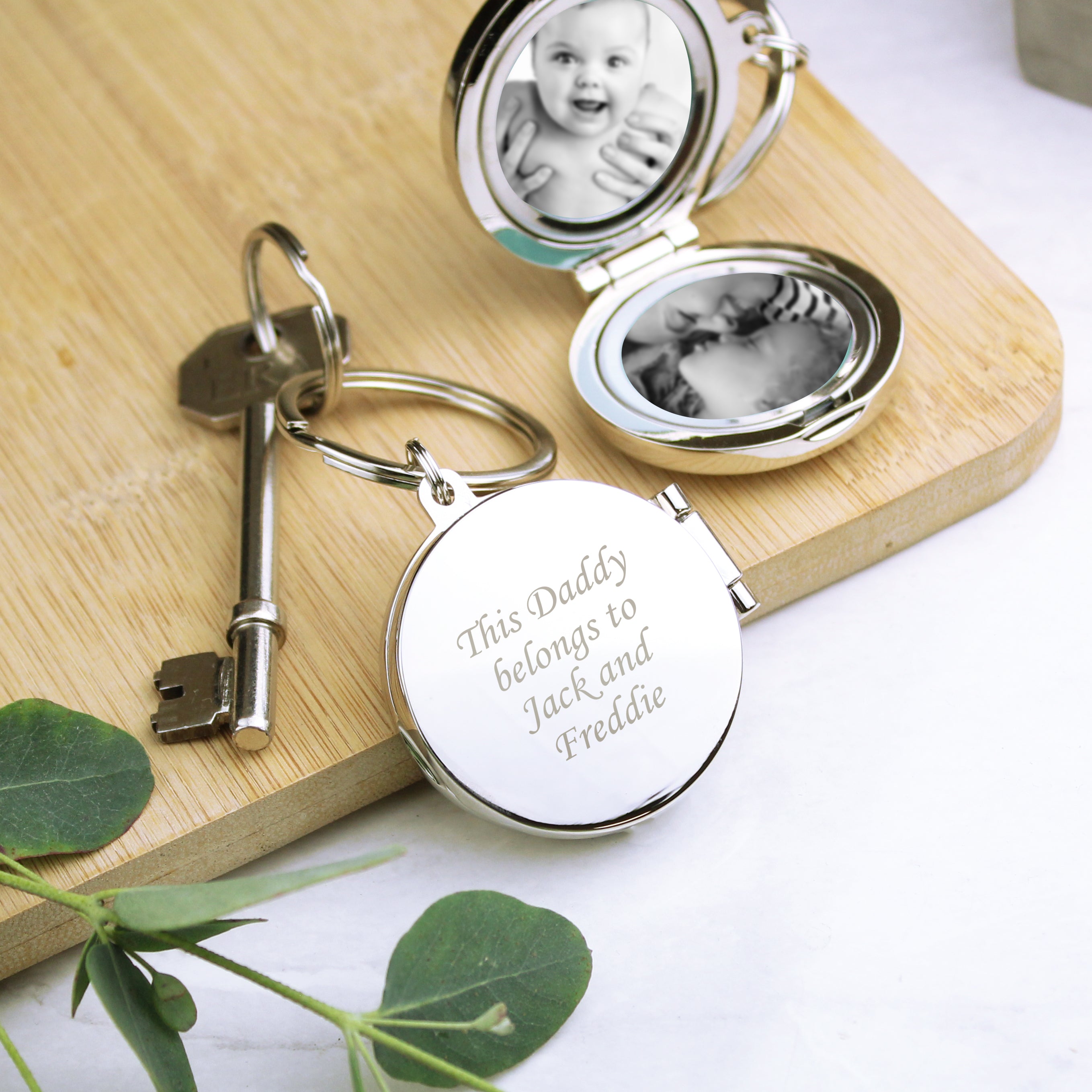 Personalised Round Photo Keyring