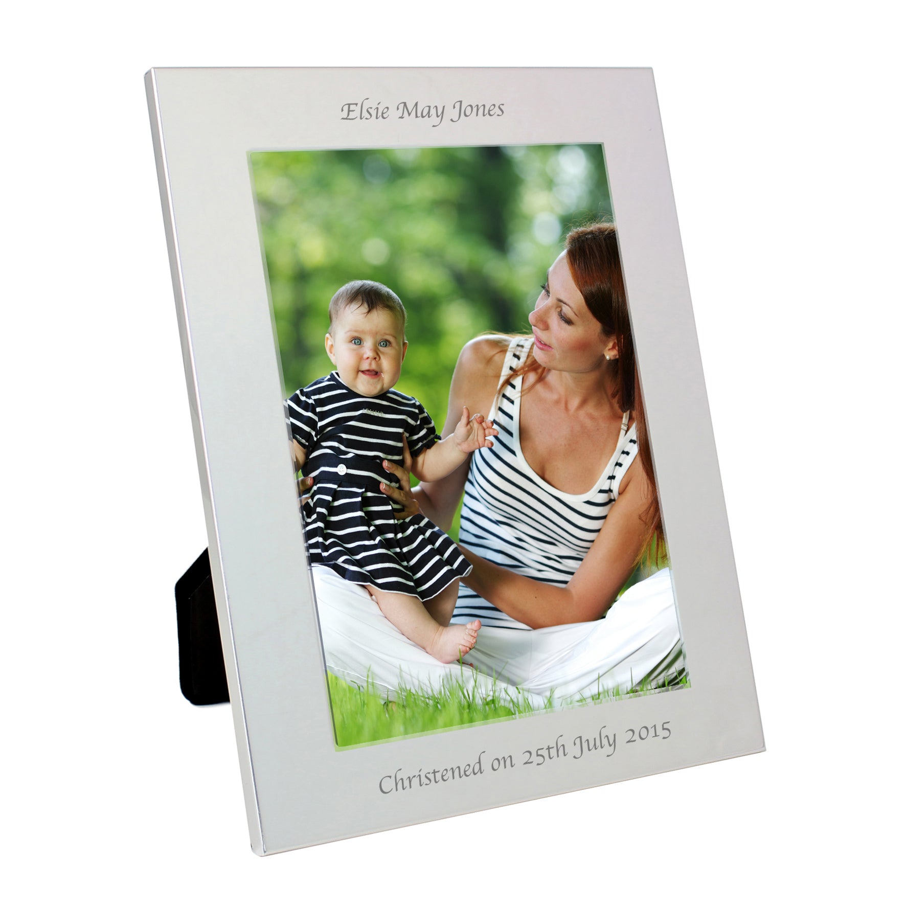 Personalised Silver 5x7 Photo Frame