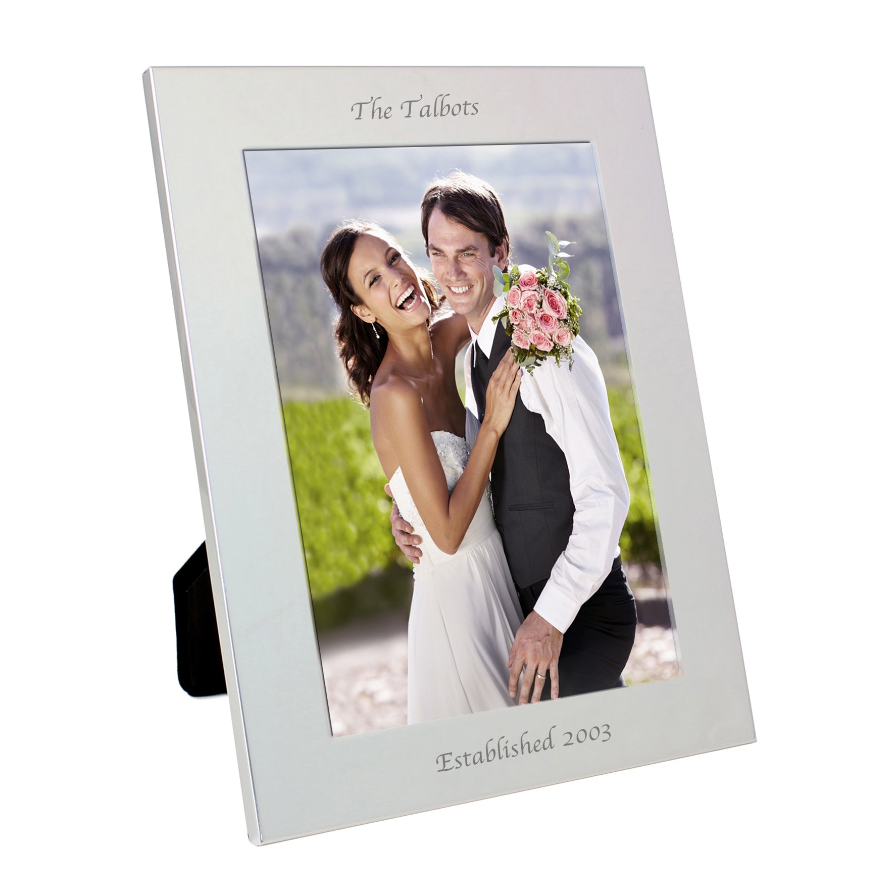 Personalised Silver 5x7 Photo Frame