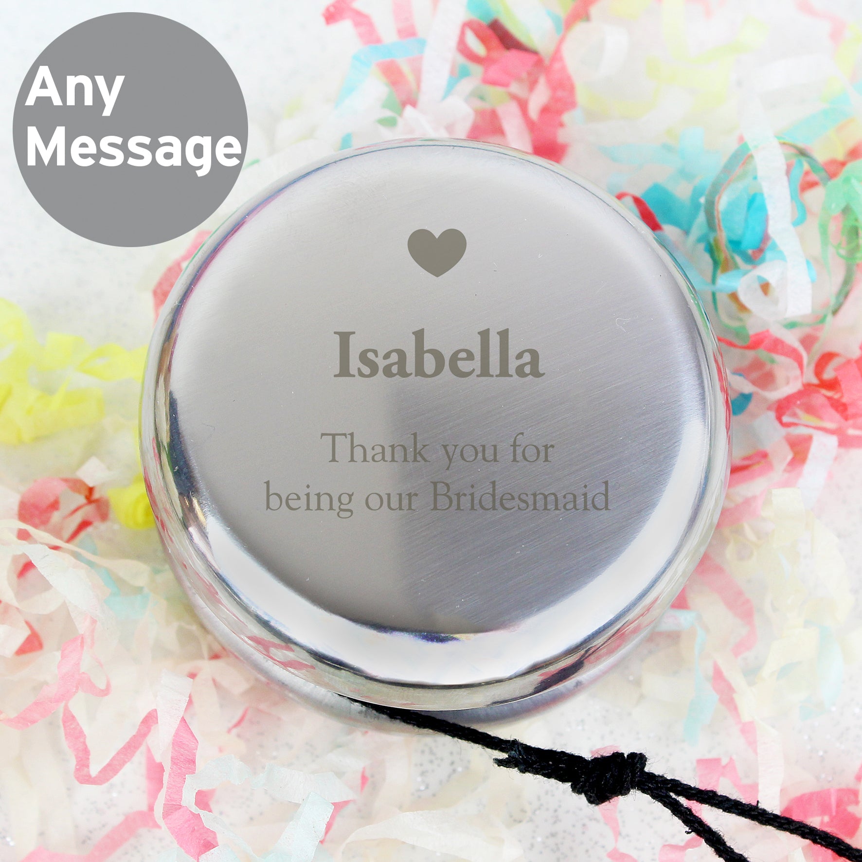 Personalised Heart YOYO