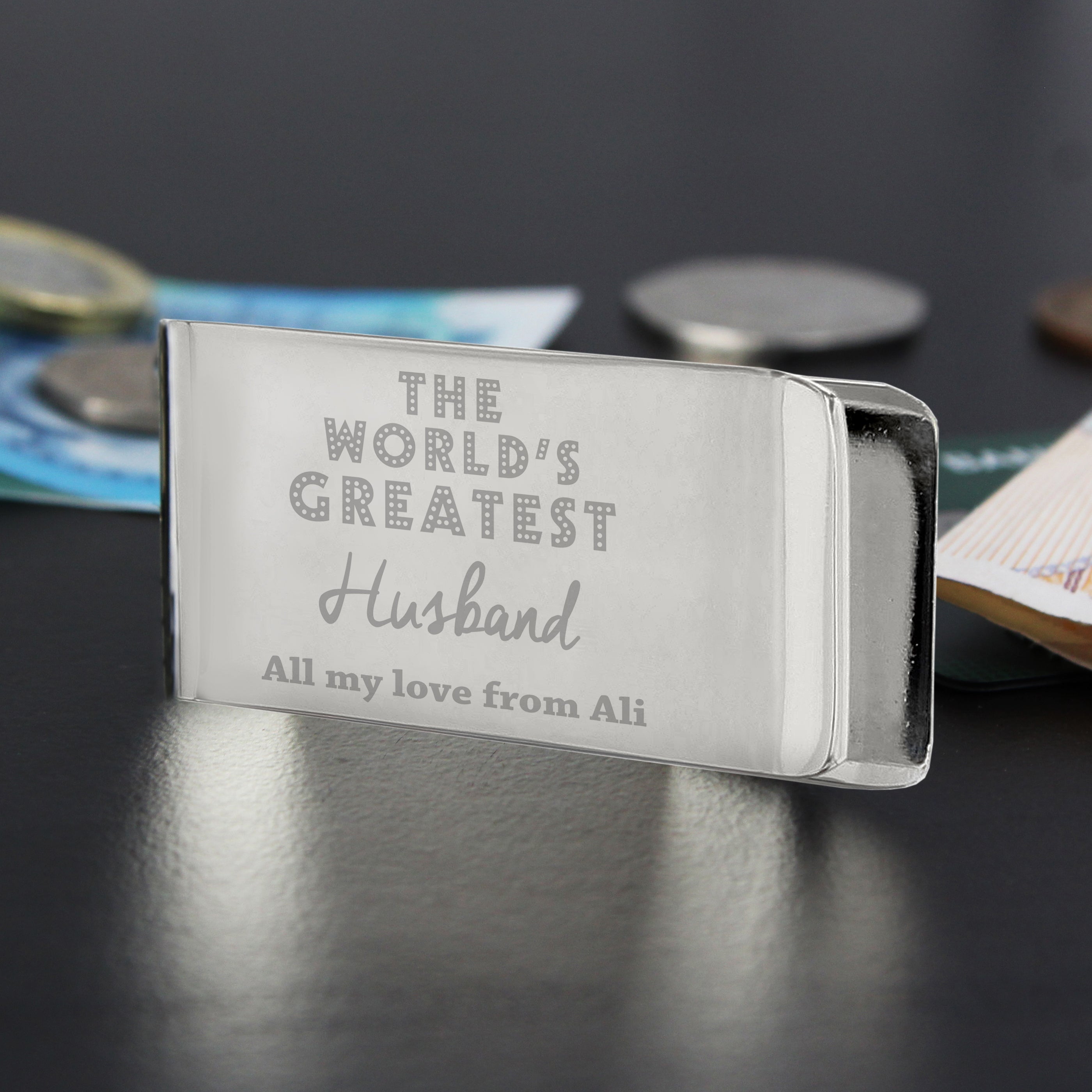 Personalised 'World's Greatest' Money Clip