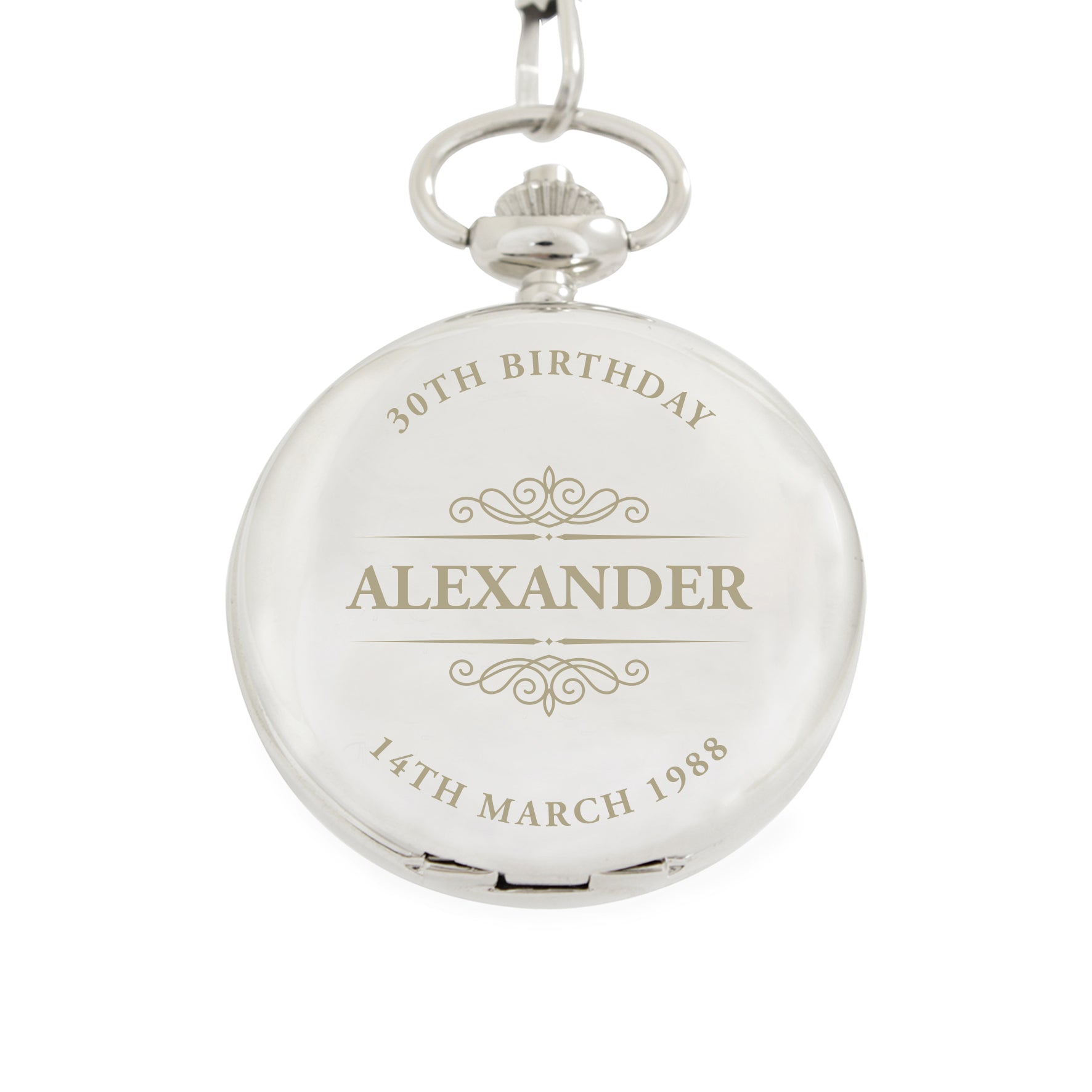 Personalised Classic Pocket Fob Watch