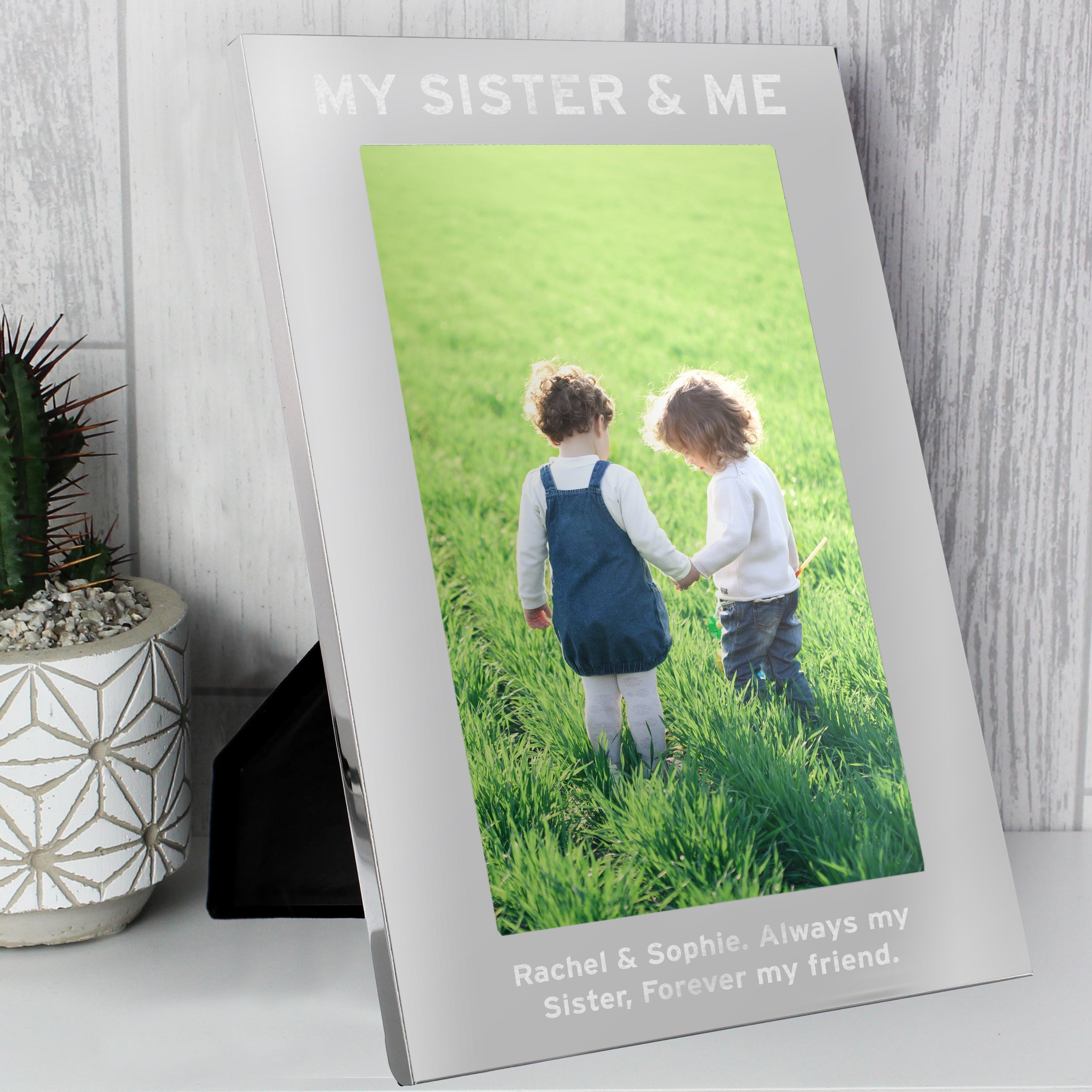 Personalised & Me 5x7 Silver Photo Frame