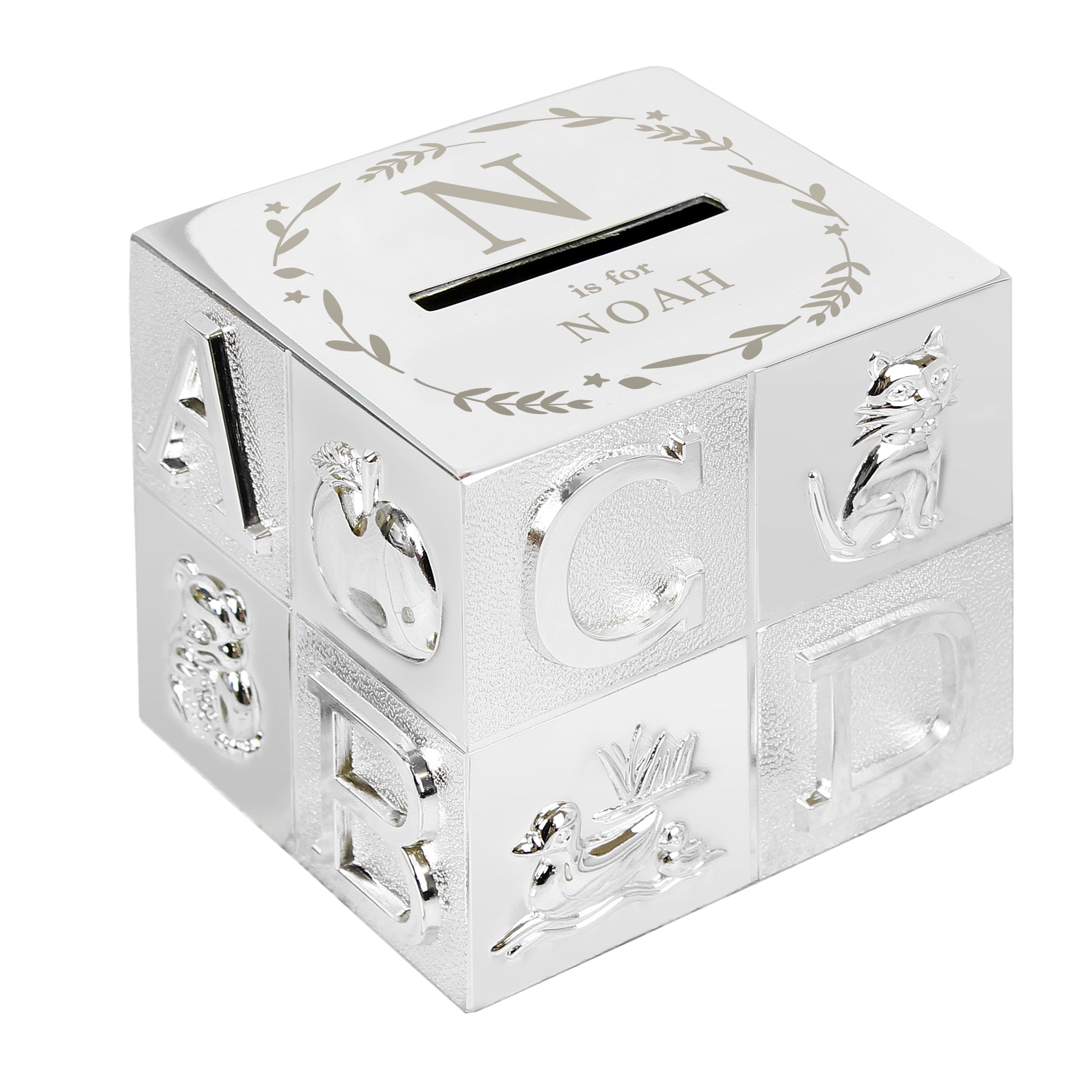 Personalised Initial ABC Money Box