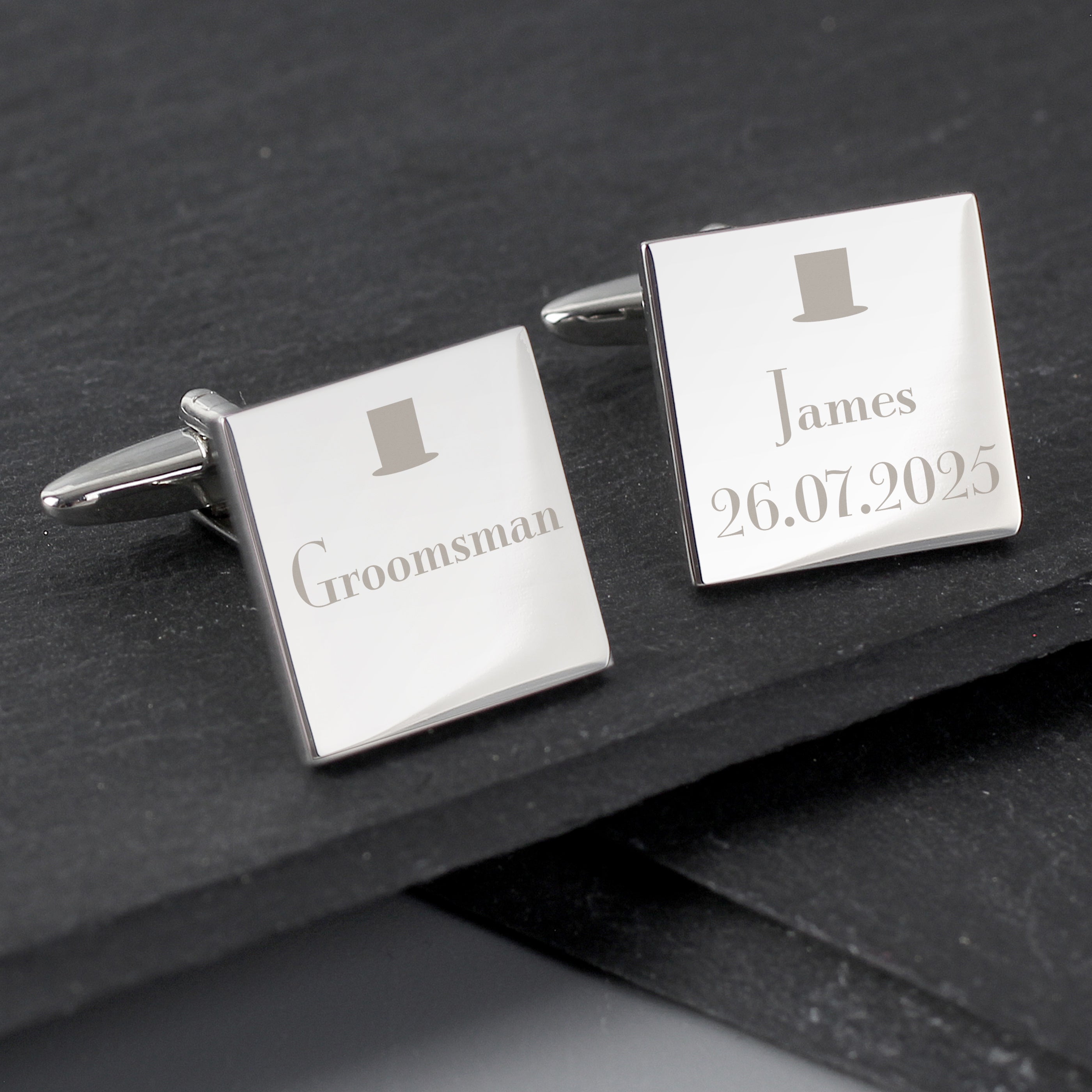 Personalised Groomsman Cufflinks