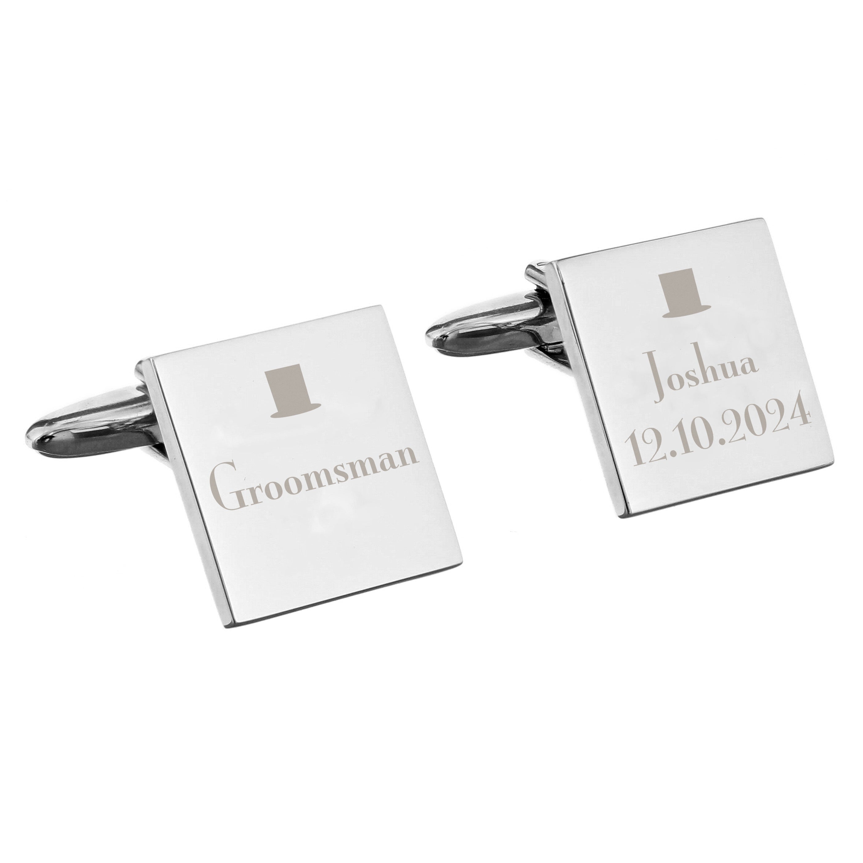 Personalised Groomsman Cufflinks