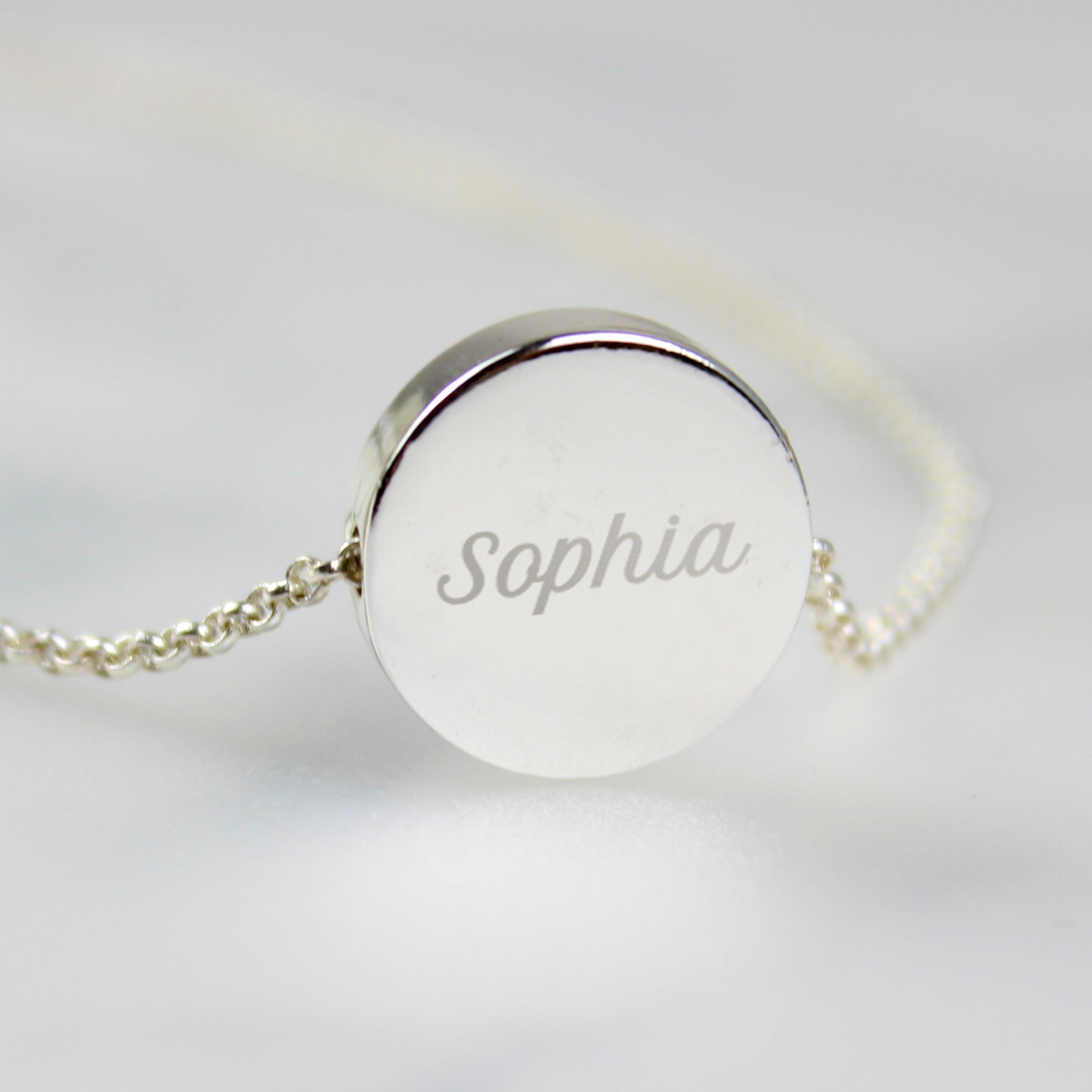 Personalised Bat Mitzvah Sentiment Silver Tone Necklace and Box