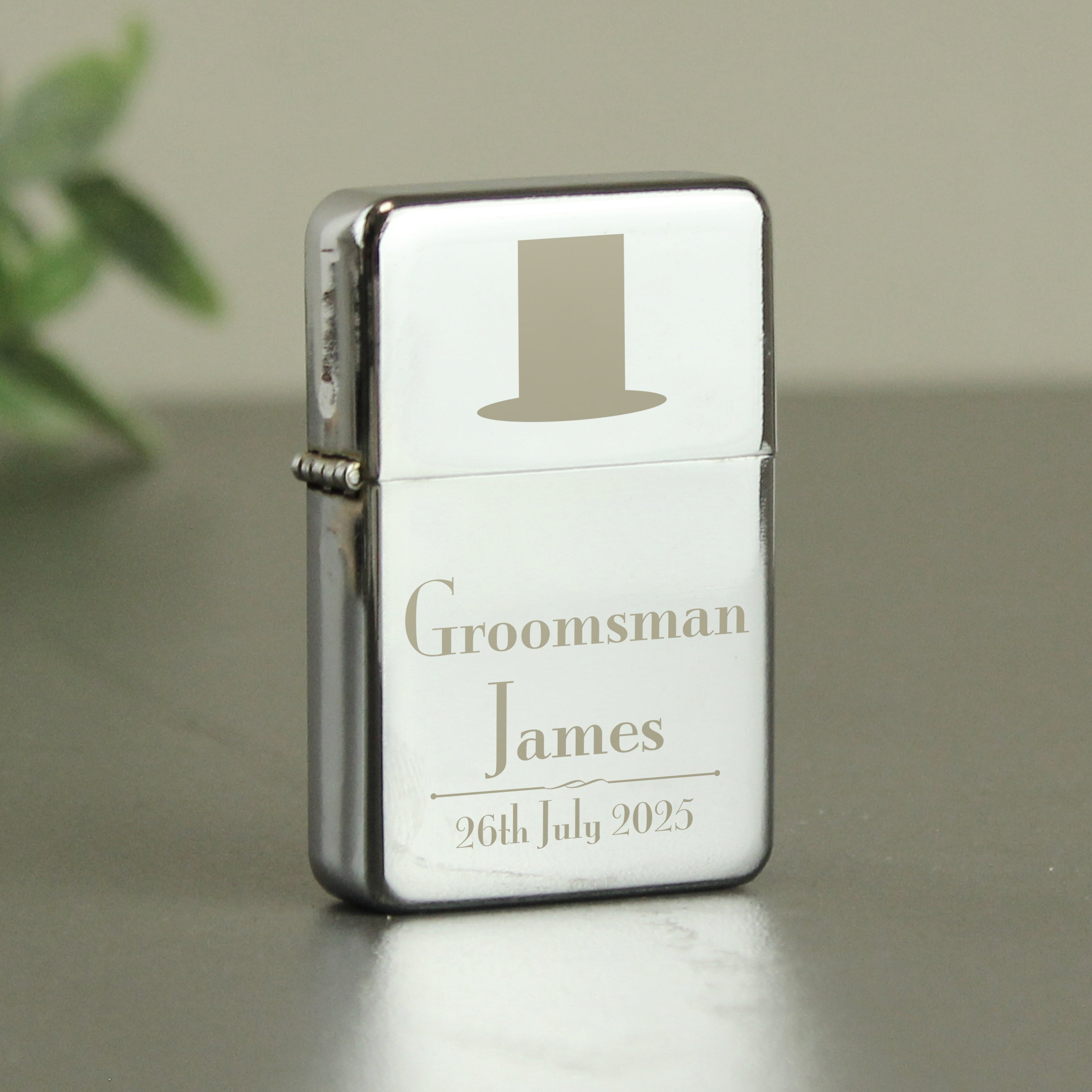 Personalised Groomsman Lighter