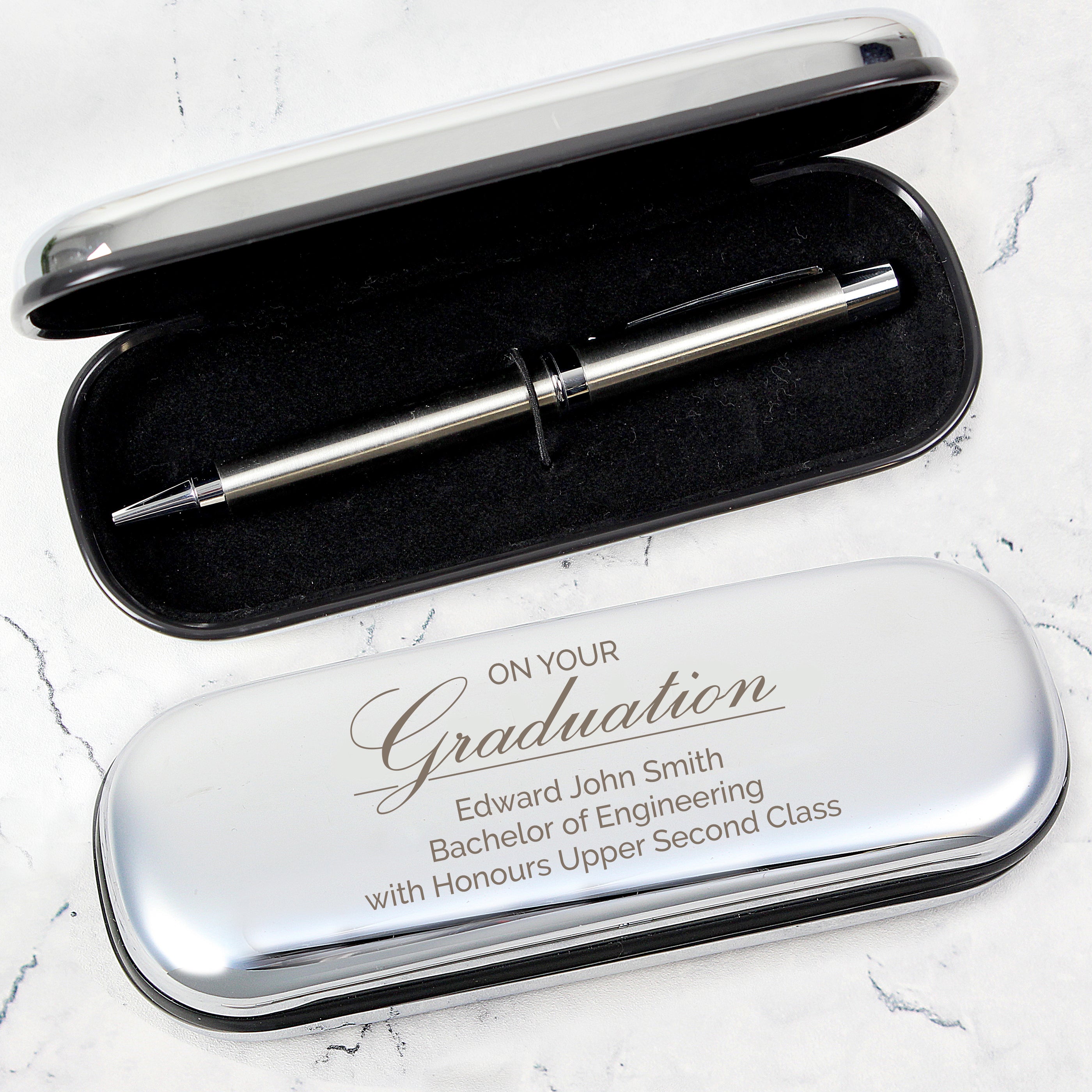 Personalised Graduation Pen and Box Set