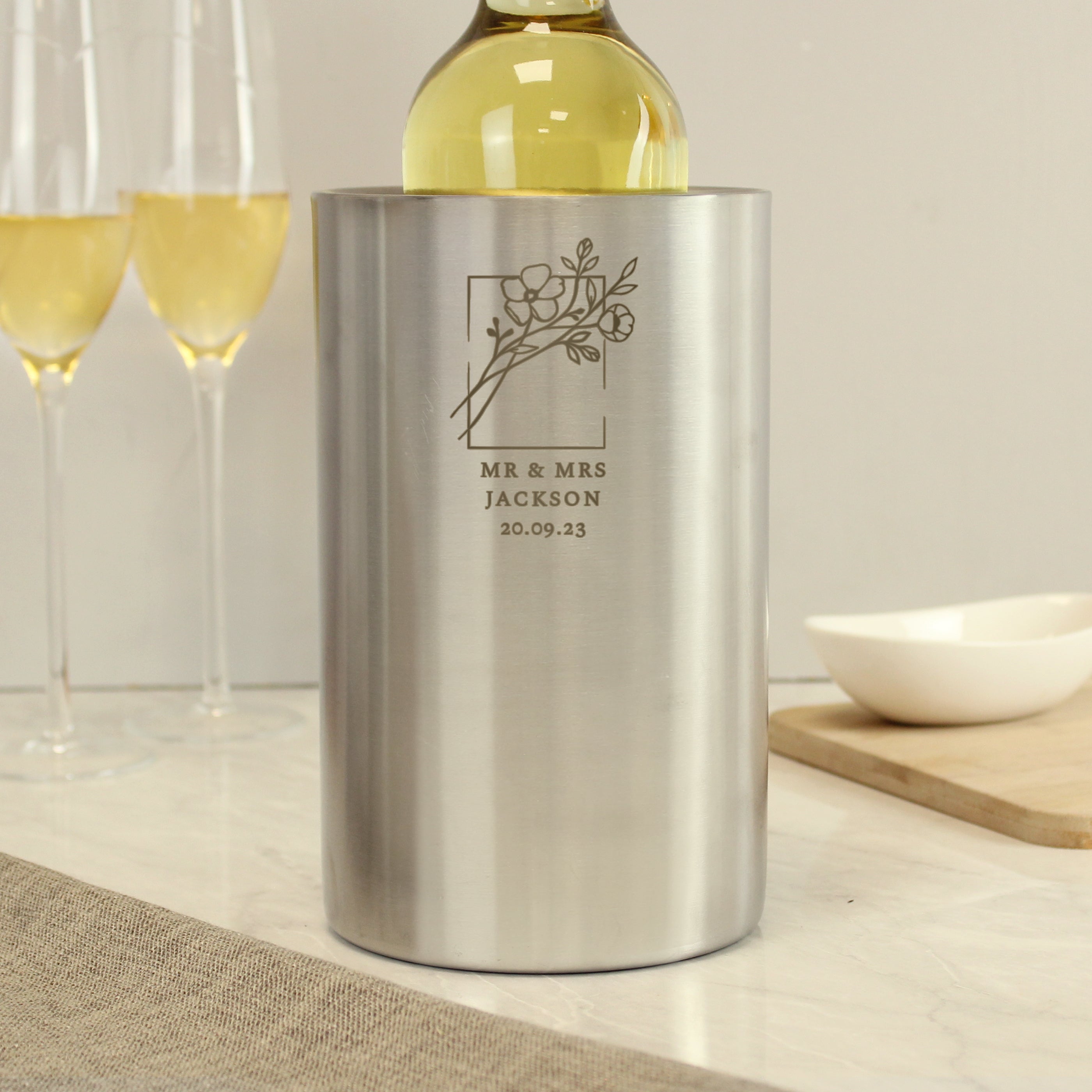 Personalised Botanical Wine Cooler