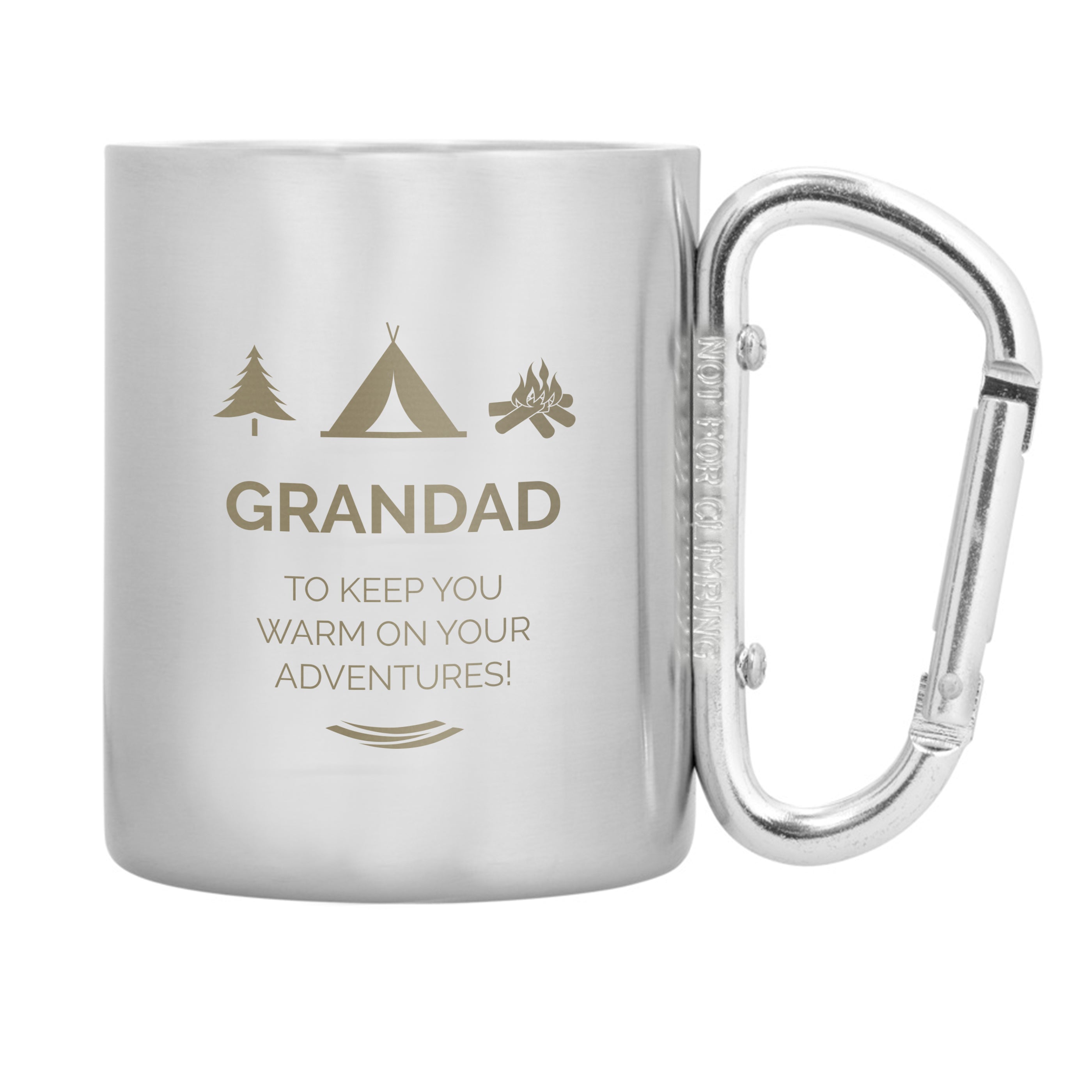 Personalised 'Wilderness Wanderer' Stainless Steel Mug