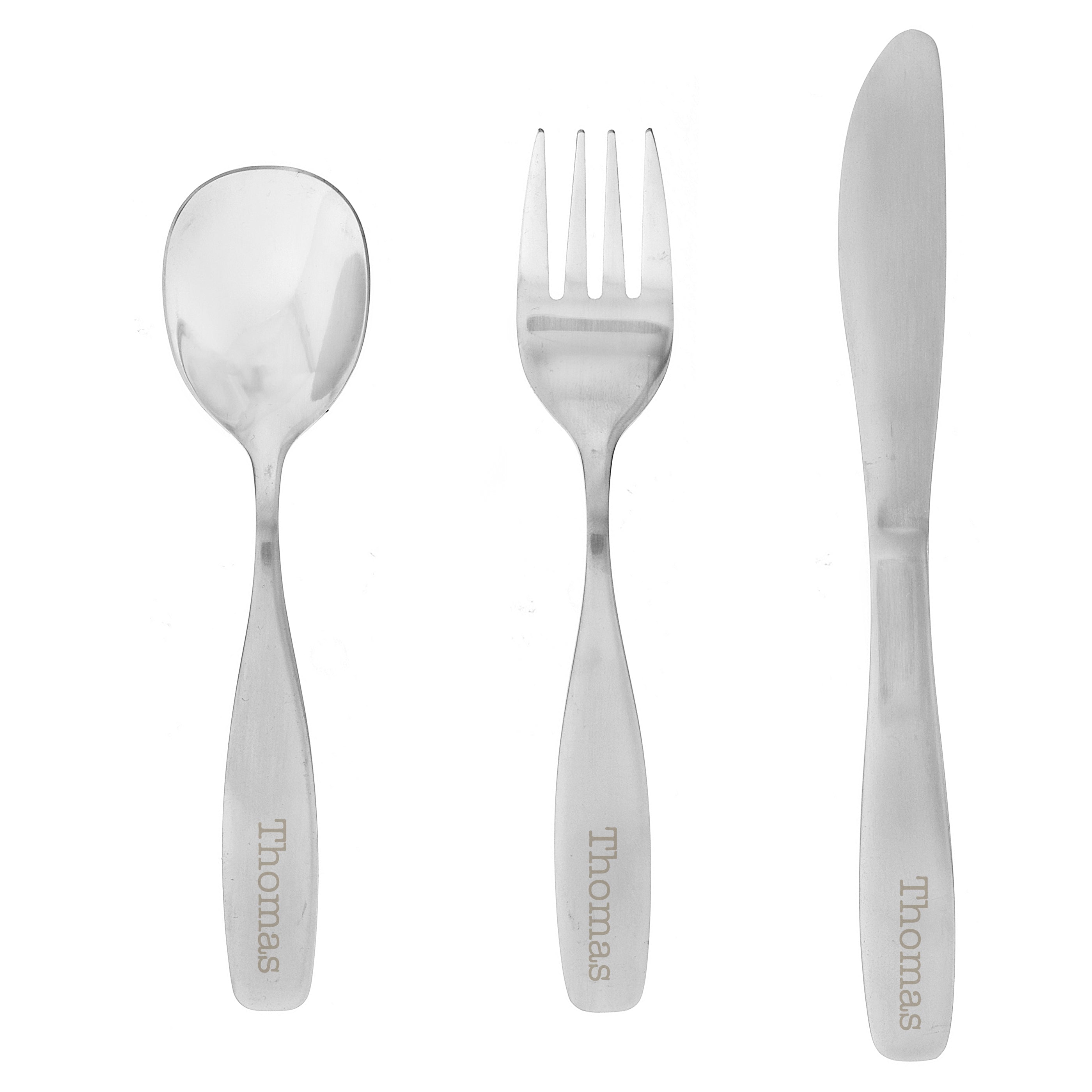 Personalised 3 Piece Cutlery Set