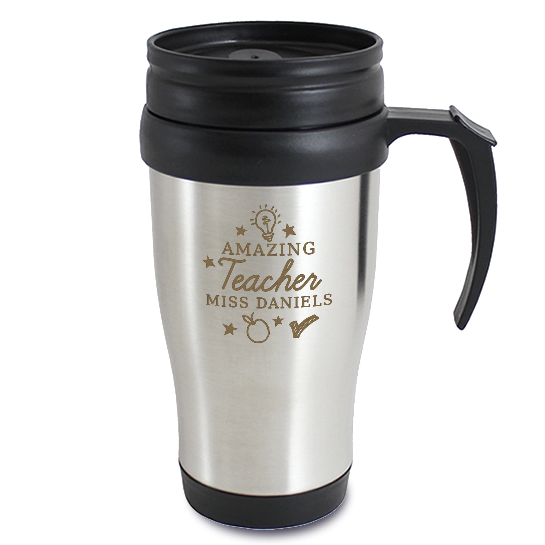 Personalised Amazing Teacher Travel Mug