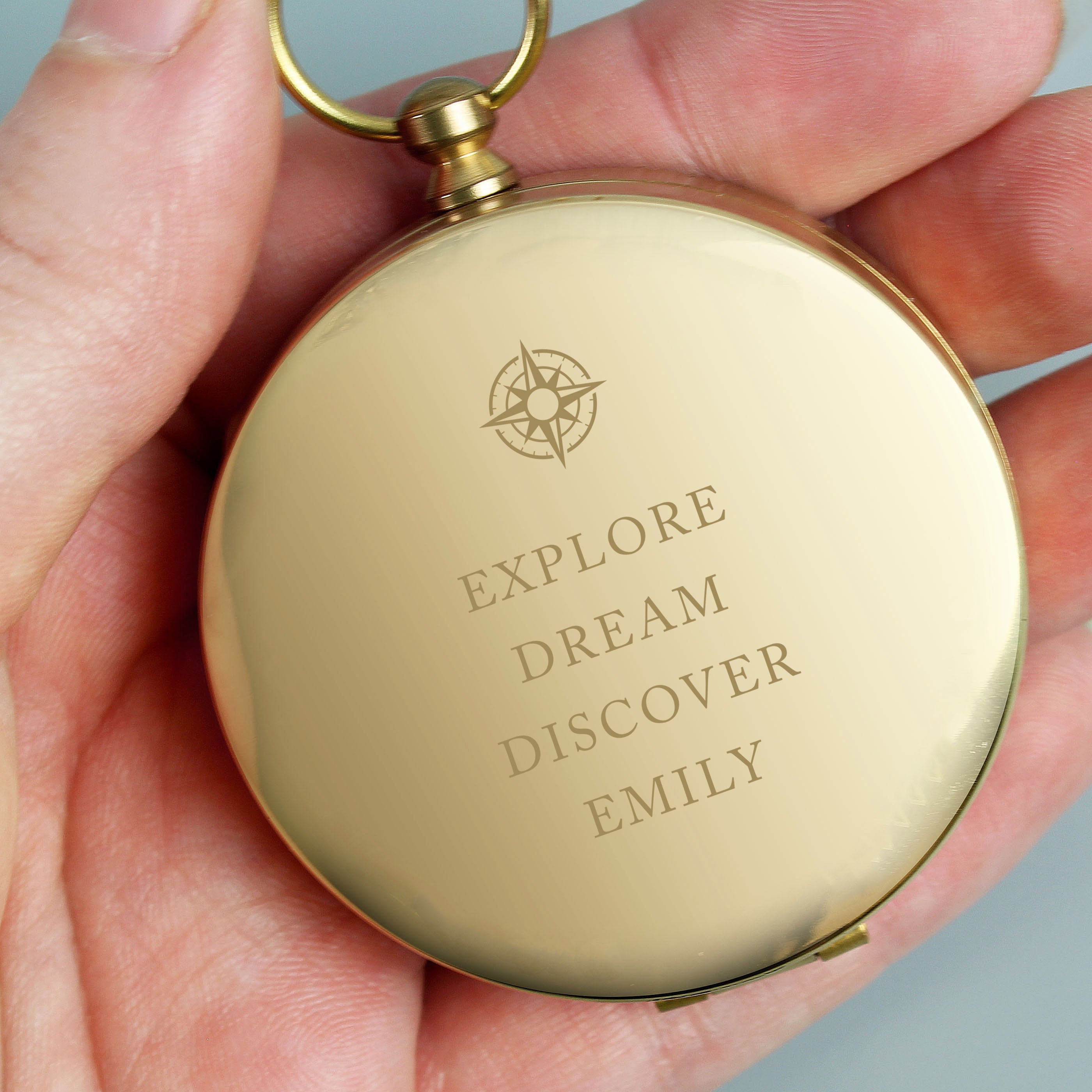 Personalised Free Text Keepsake Compass