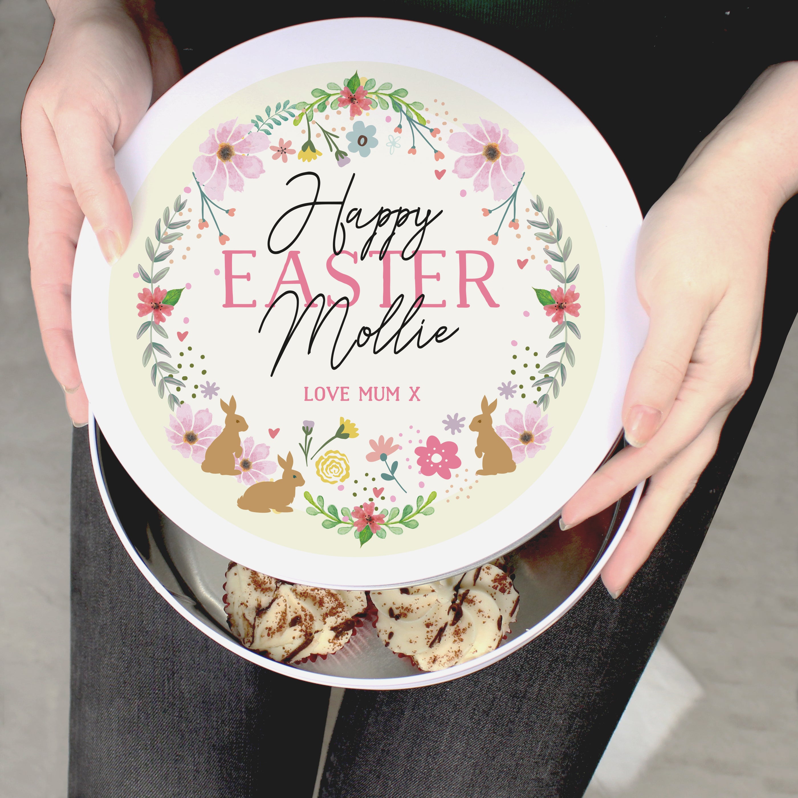 Personalised Easter Cake Tin