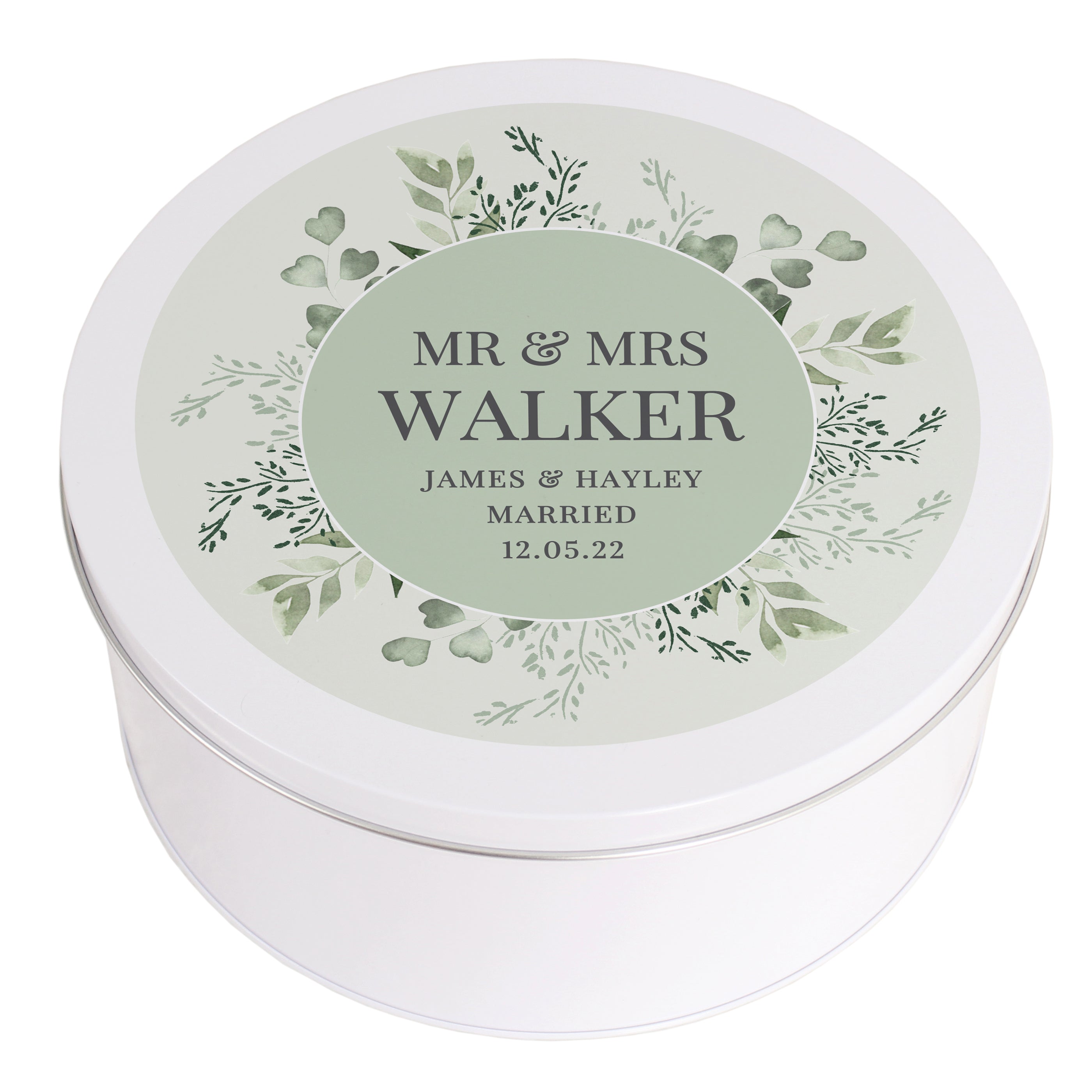 Personalised Botanical Cake Tin