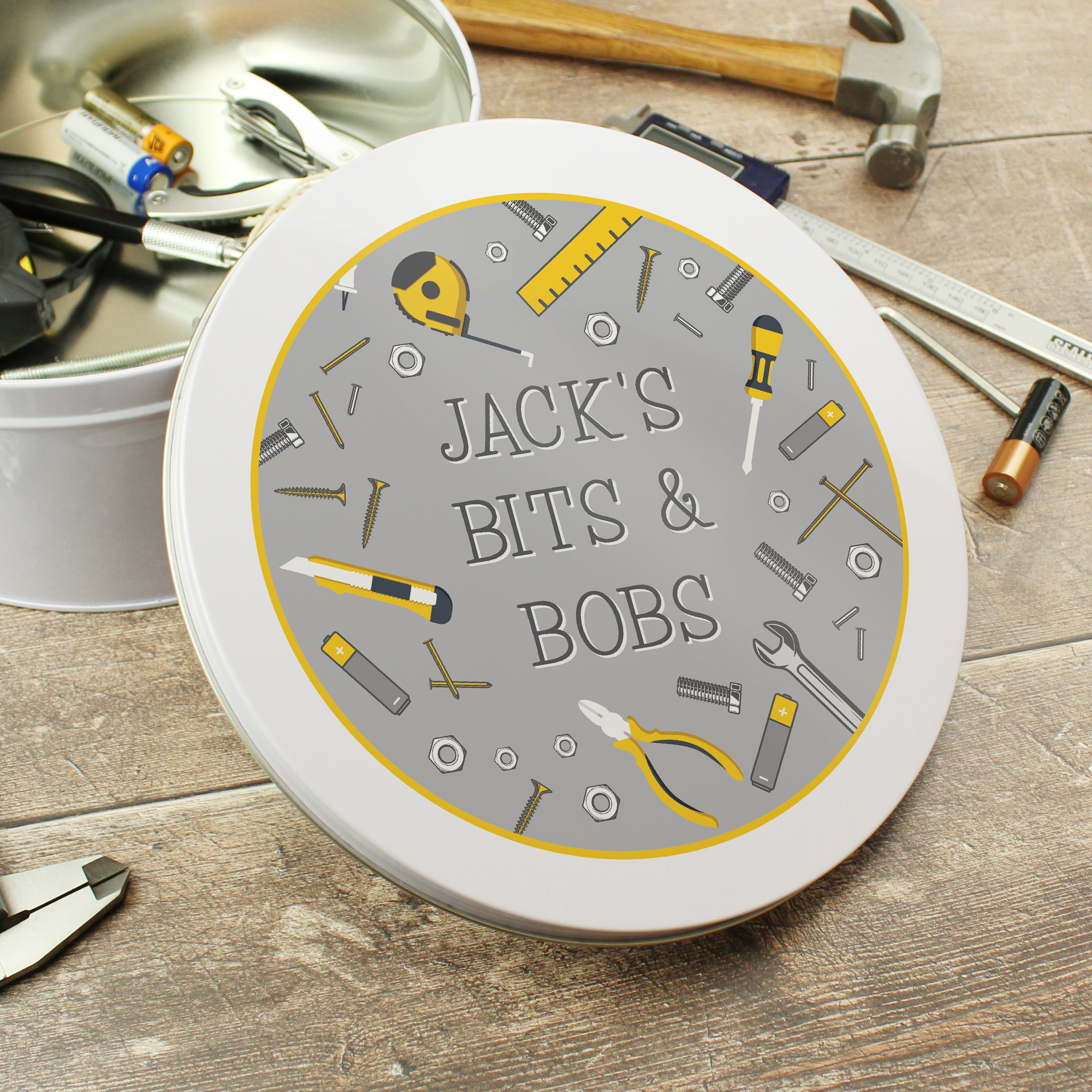 Personalised Bits & Bobs Metal Tin