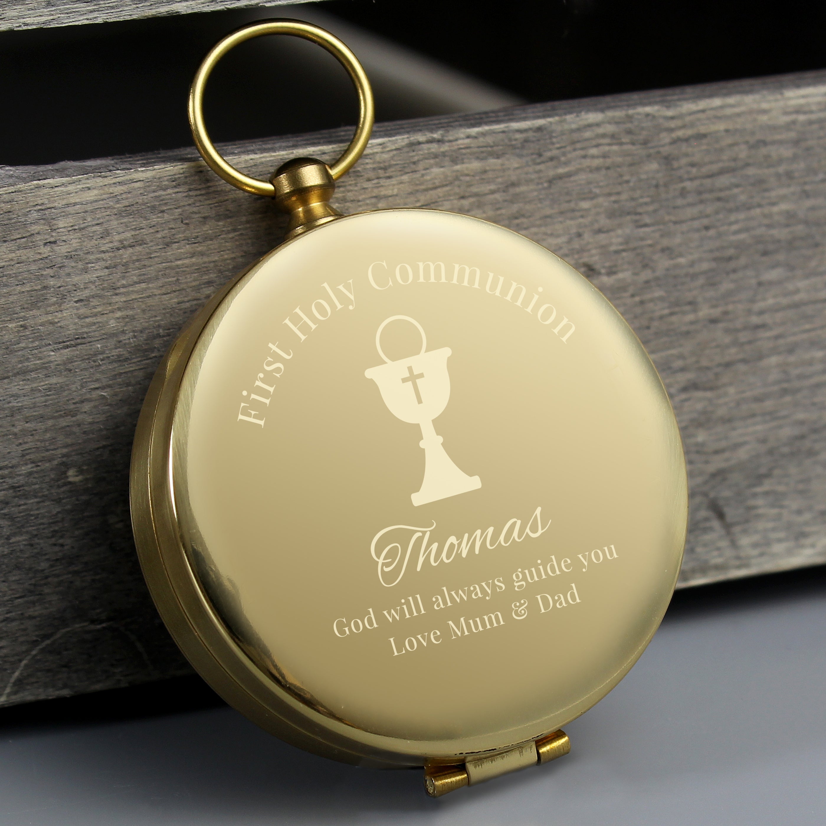 Personalised First Holy Communion Compass