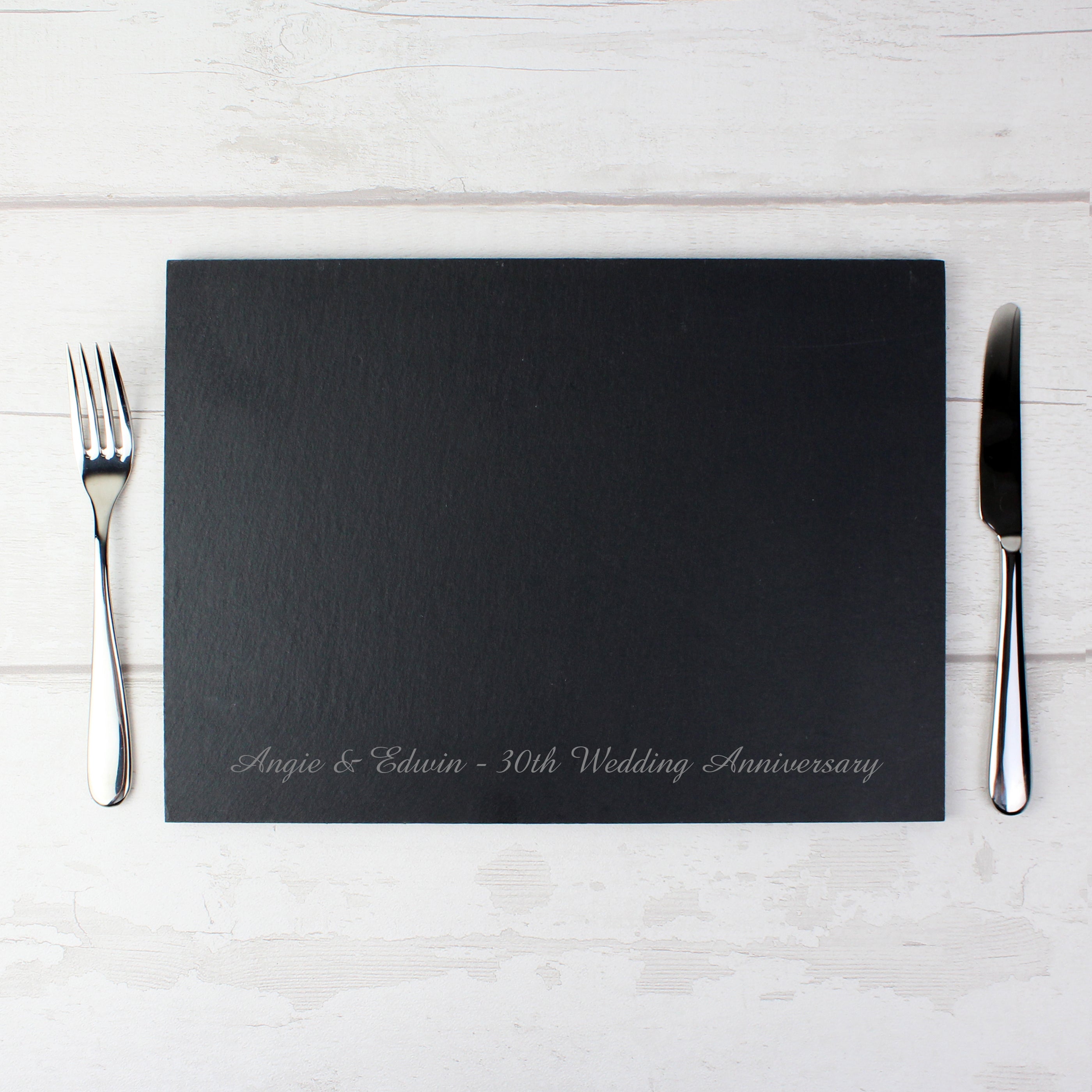 Personalised Engraved Slate Placemat