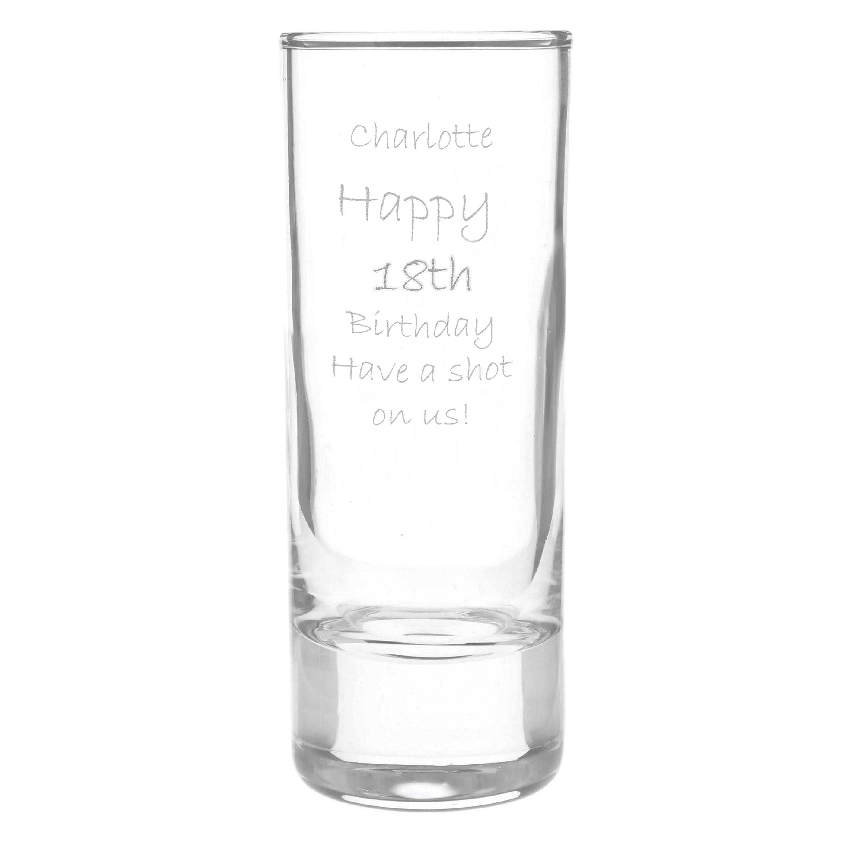 Personalised Engraved Shot Glass