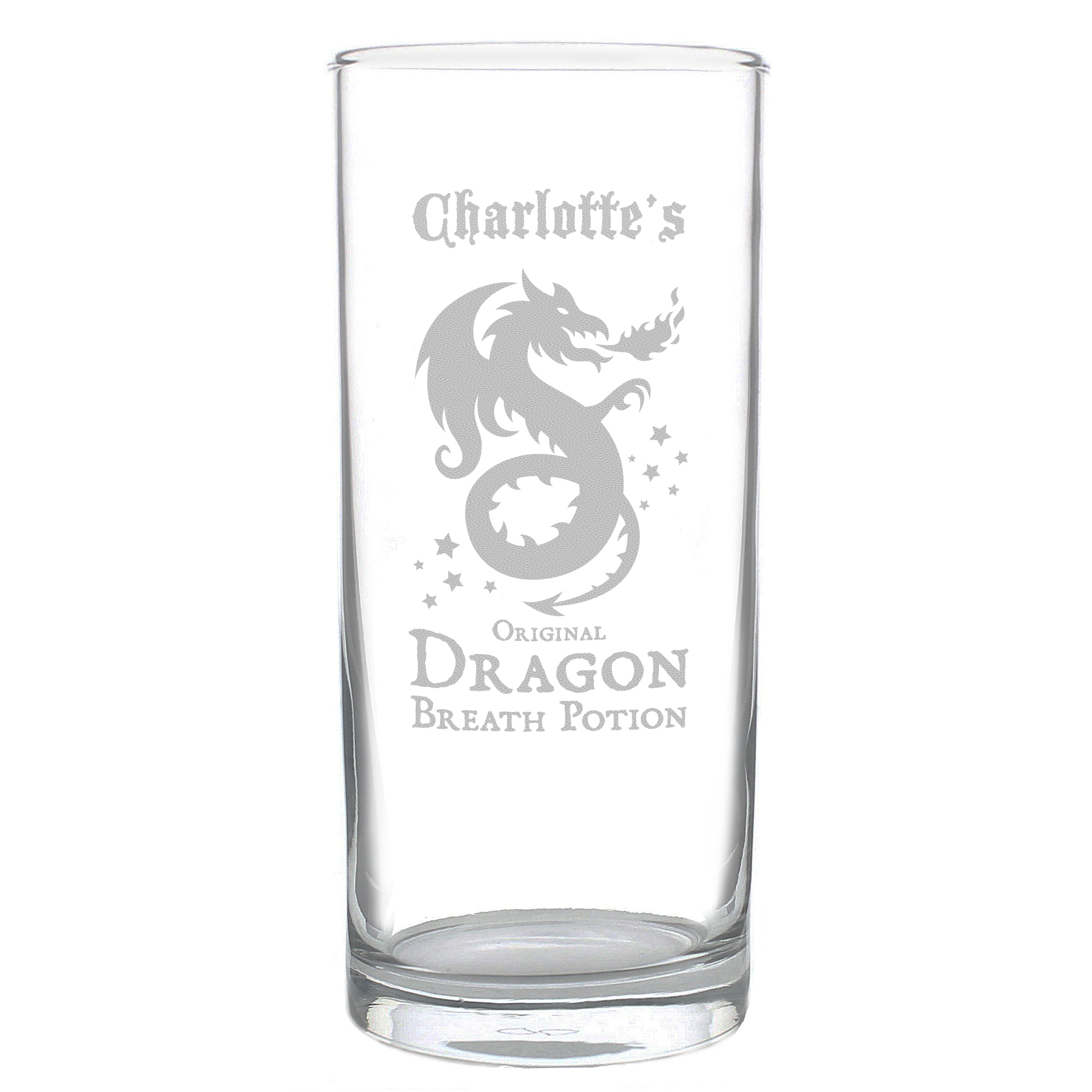 Personalised Dragon Breath Potion Hi Ball Glass