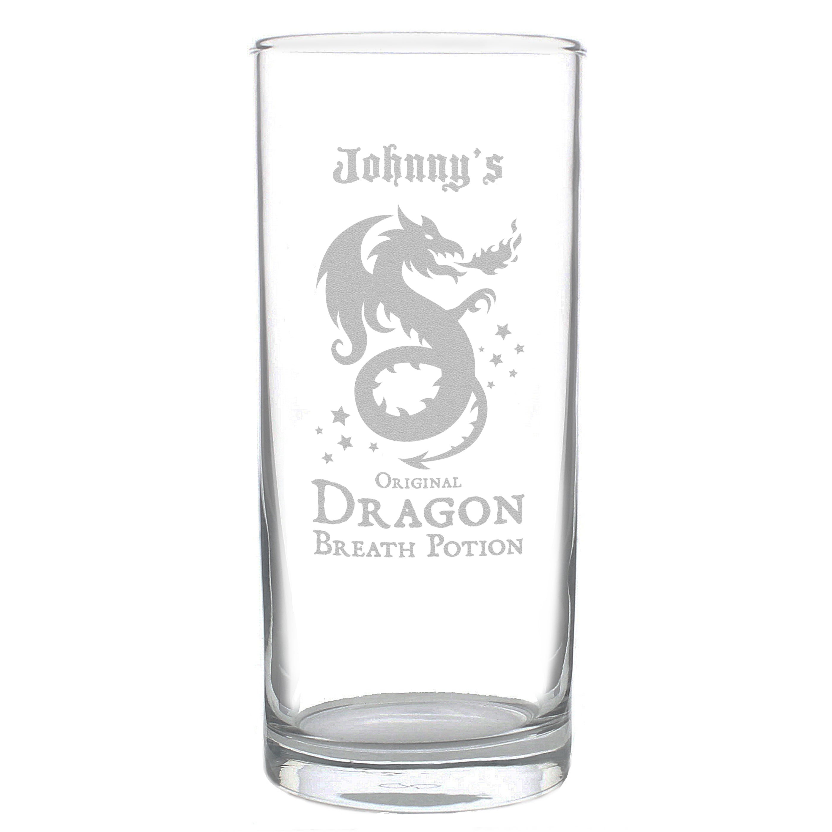 Personalised Dragon Breath Potion Hi Ball Glass