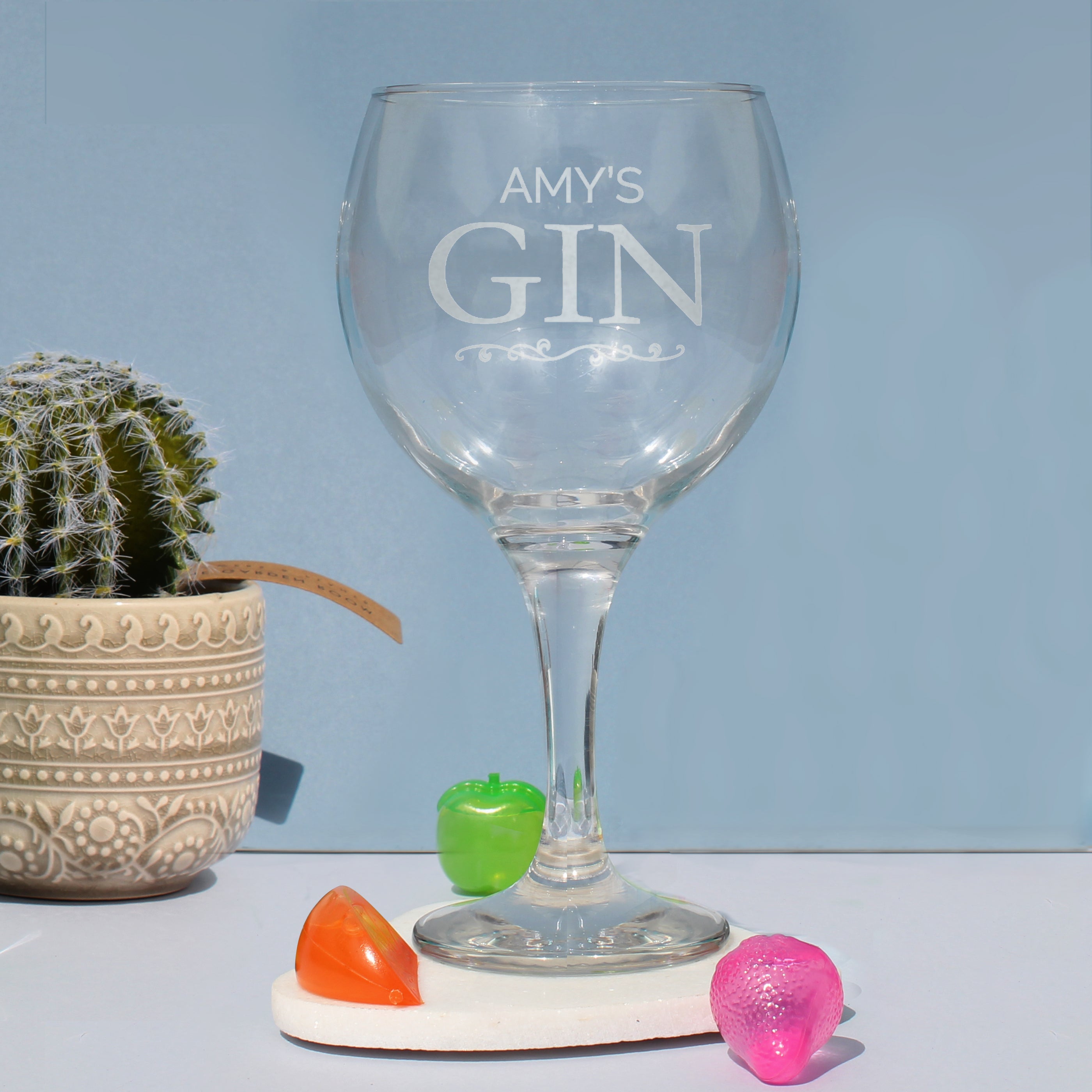 Personalised Gin Balloon Glass