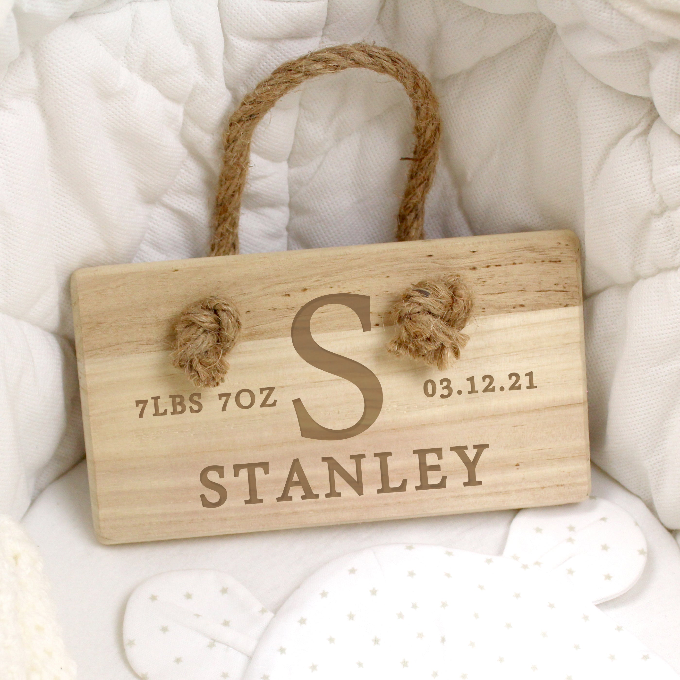 Personalised Initial Wooden Sign