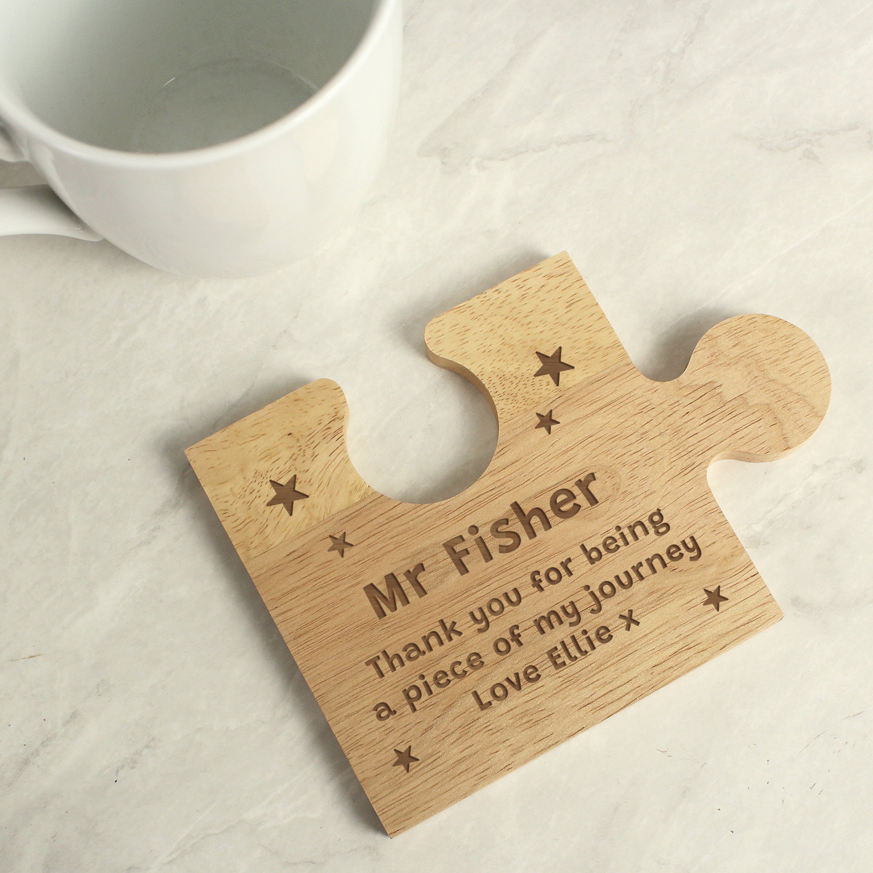 Personalised Star Design Jigsaw Piece