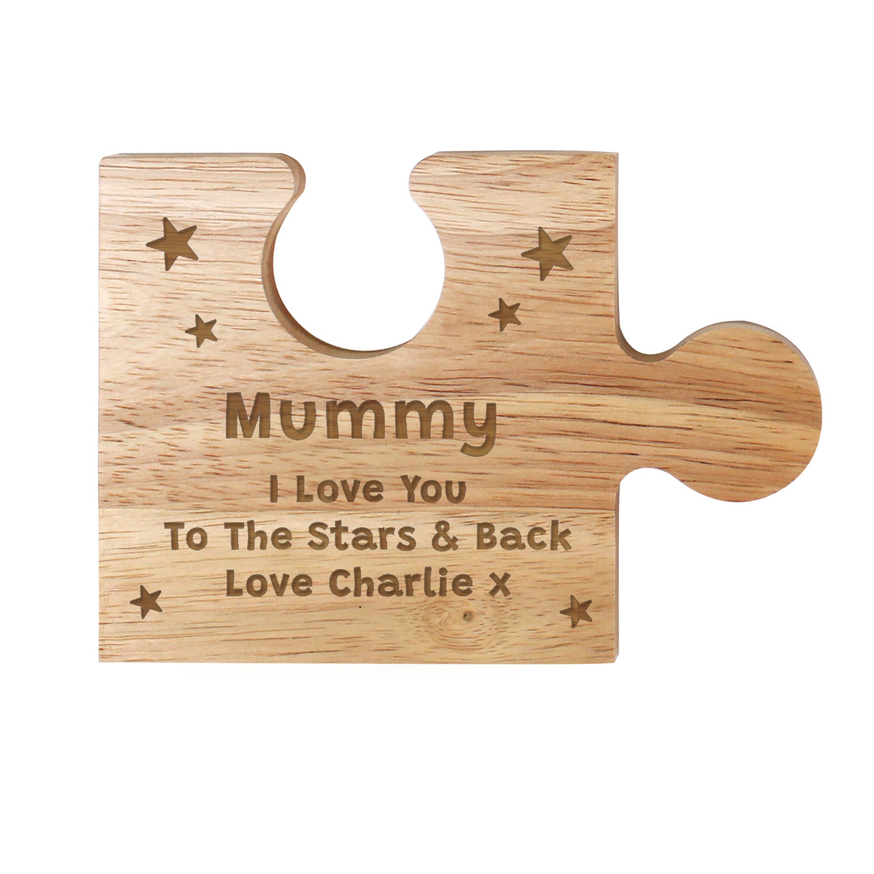 Personalised Star Design Jigsaw Piece