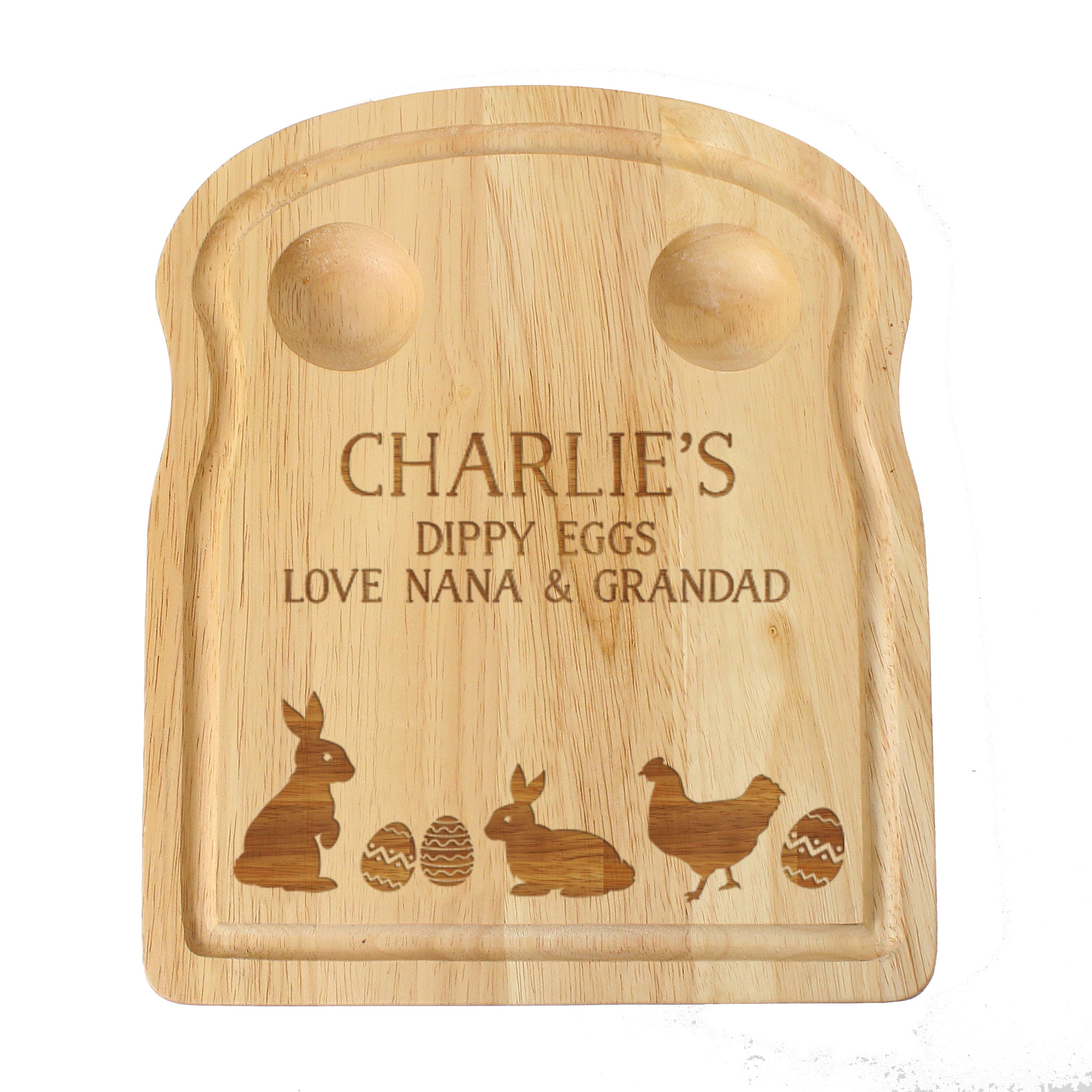 Personalised Spring Egg & Toast Board