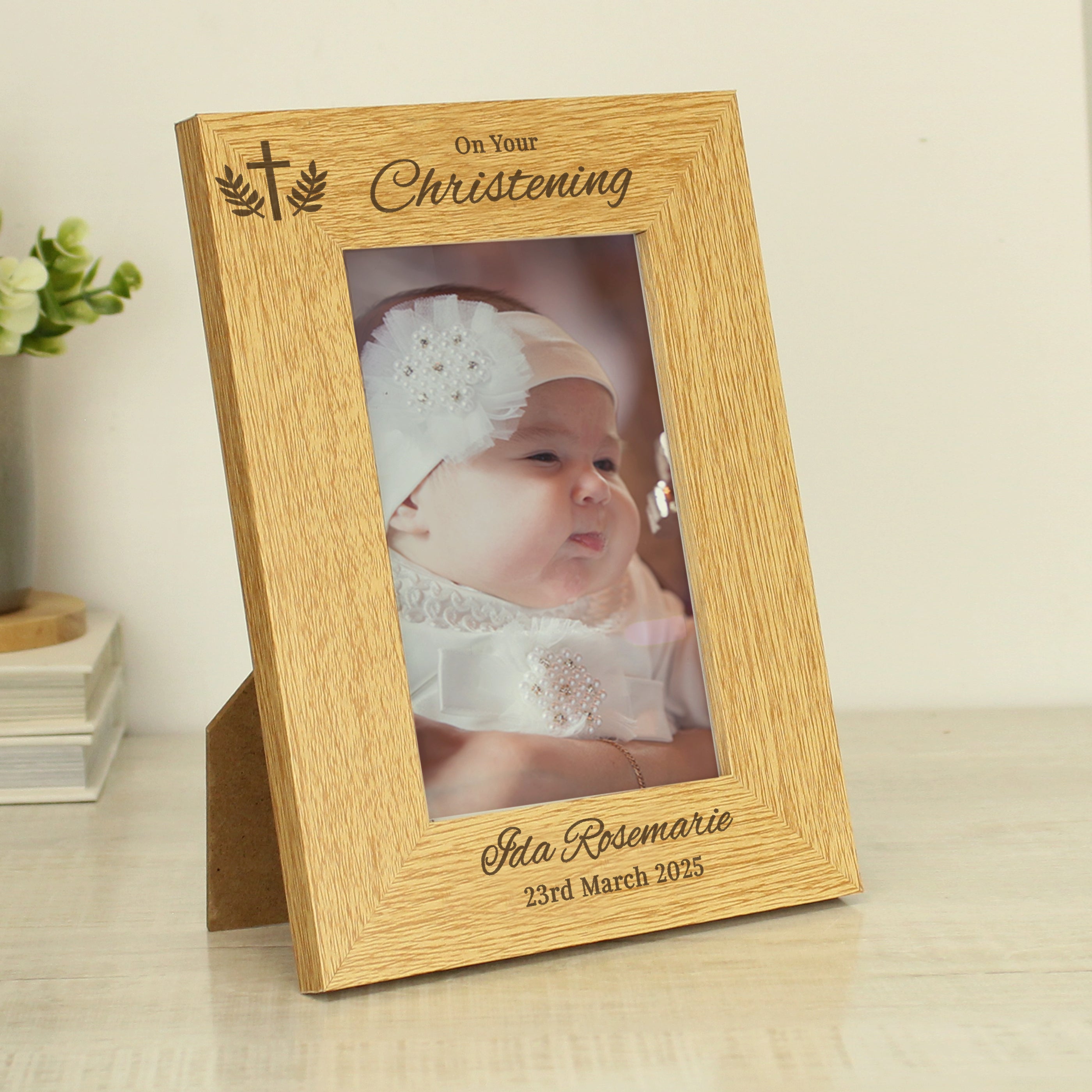 Personalised Christening 6x4 Photo Frame