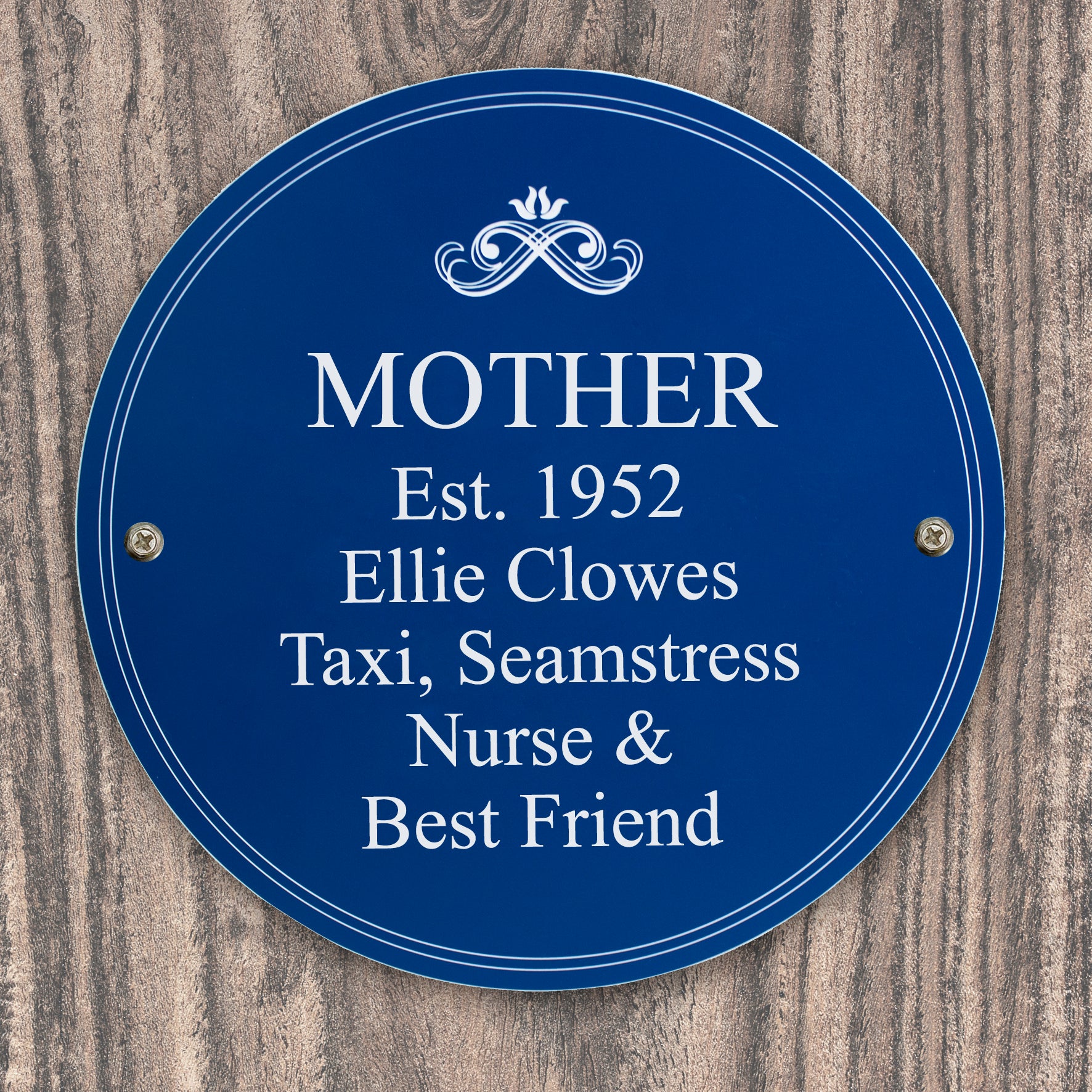 Personalised Heritage Plaque